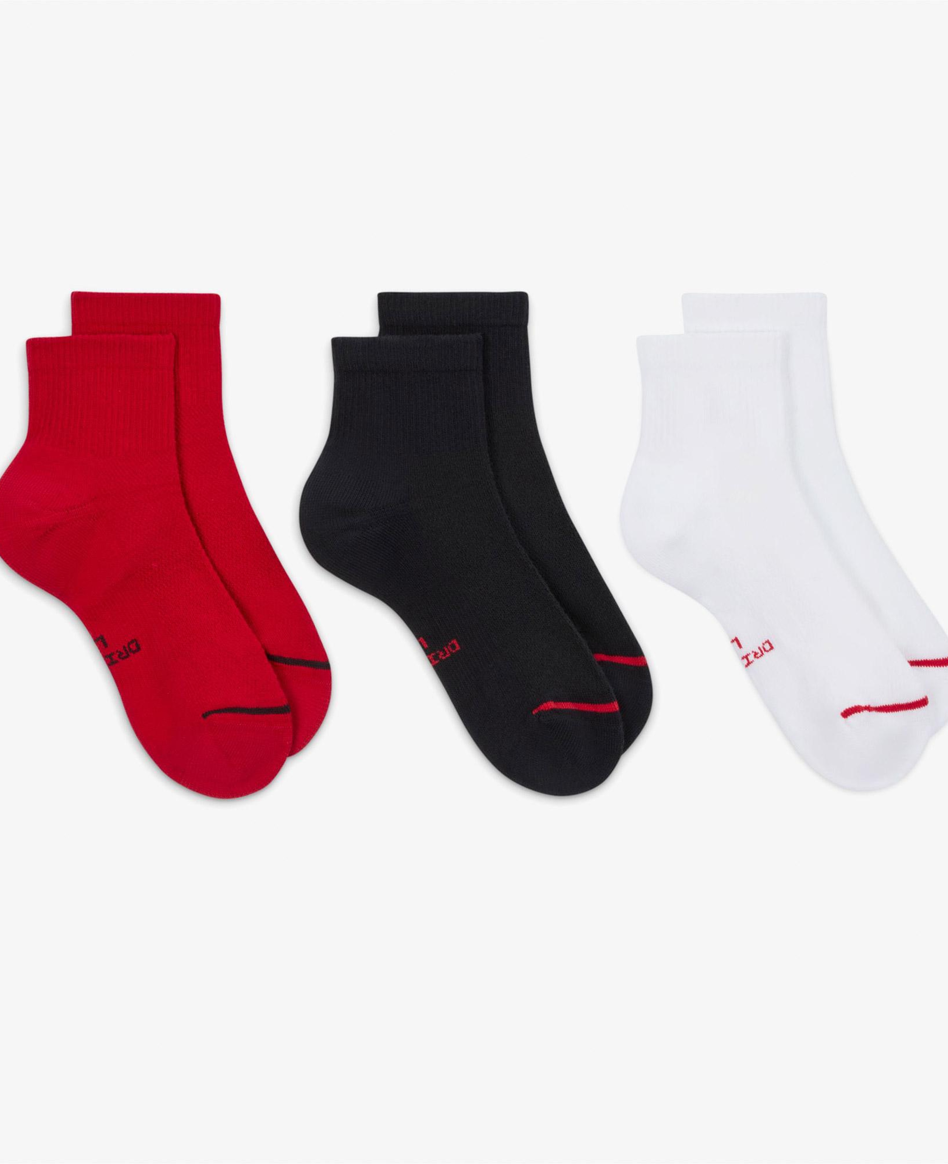 Jordan Everyday Elevated 3'lü Unisex Renkli Çorap