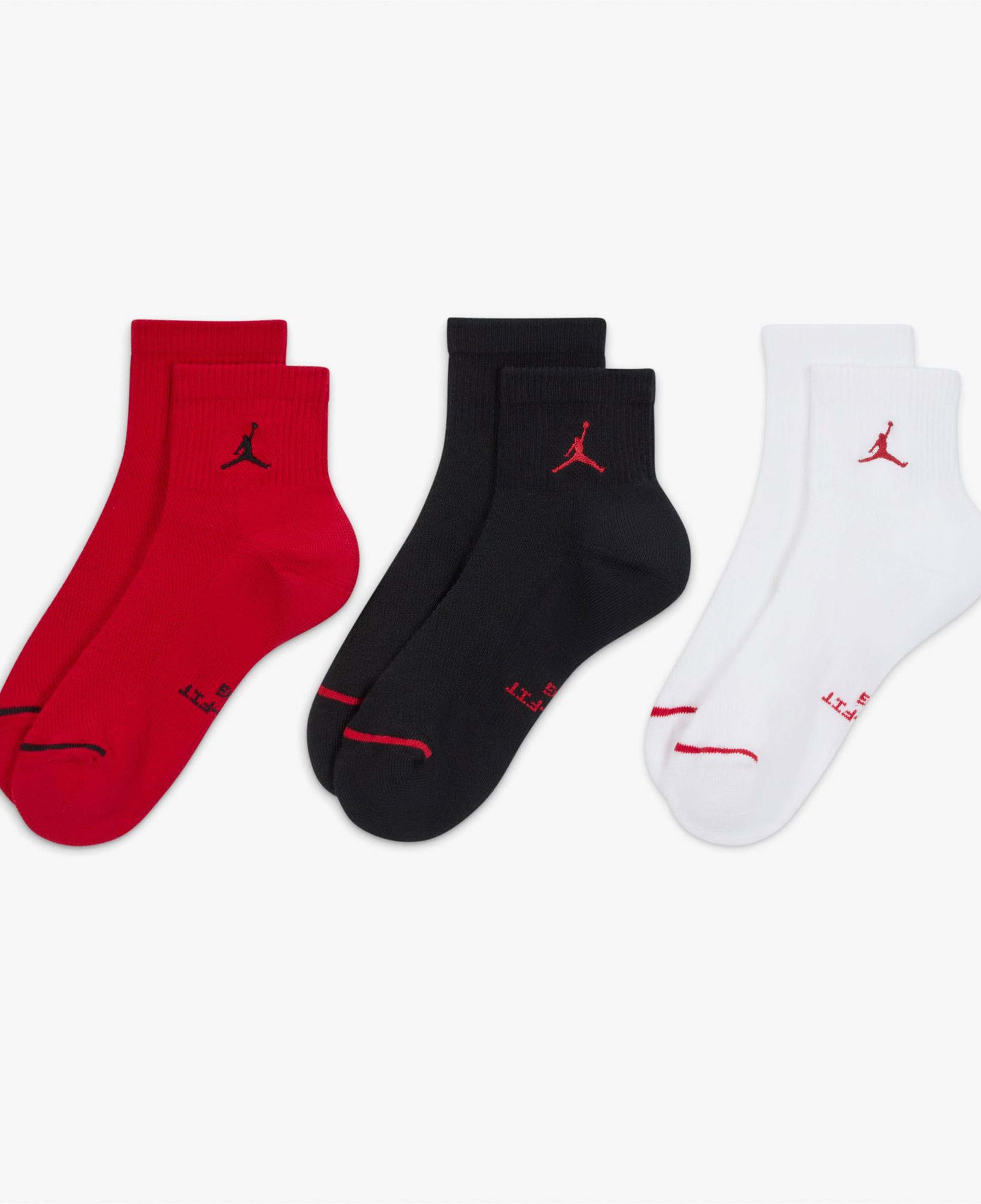 Jordan Everyday Elevated 3'lü Unisex Renkli Çorap