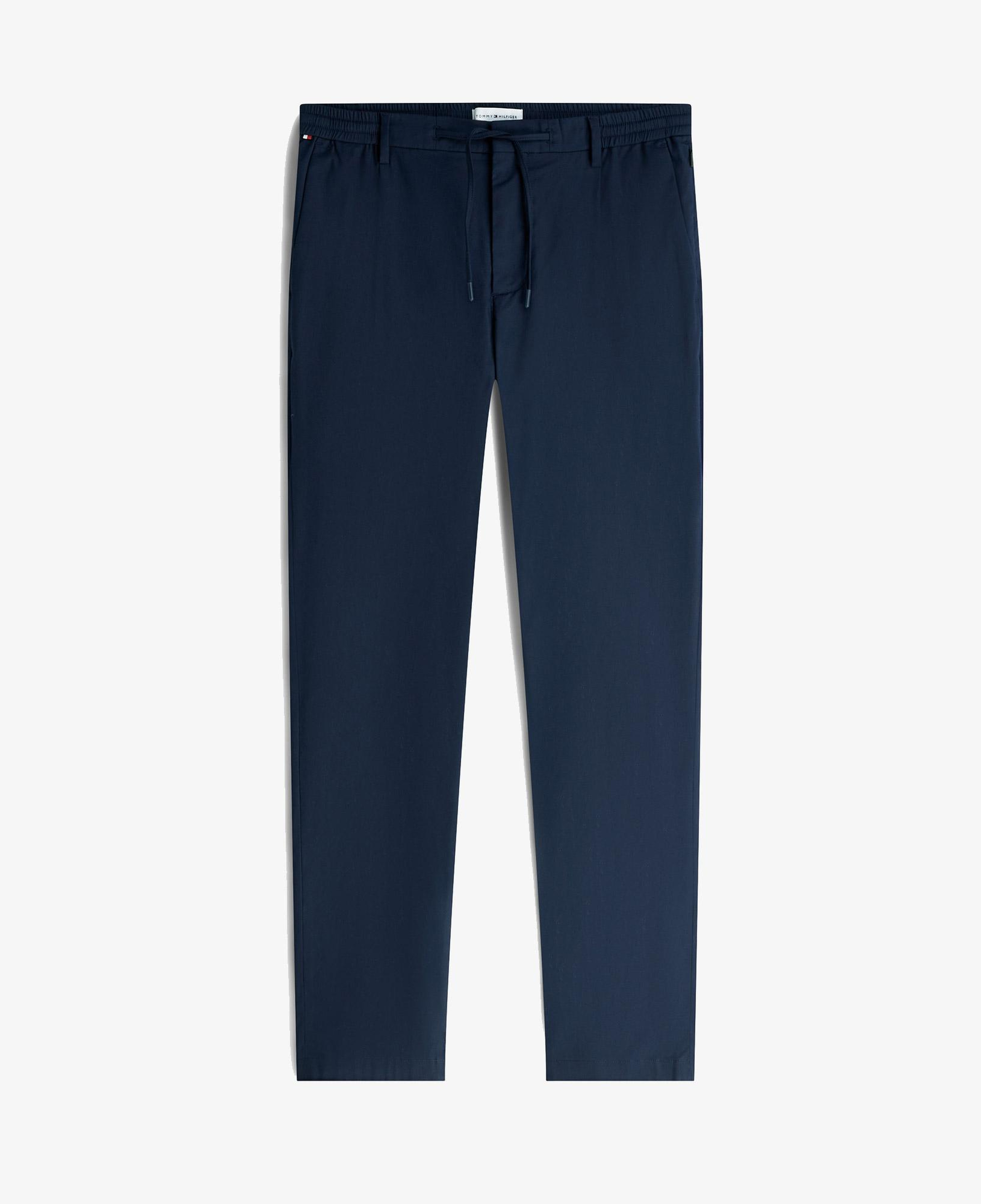 Tommy Hilfiger Harlem 3/4 El Tech Twill Erkek Mavi Pantolon
