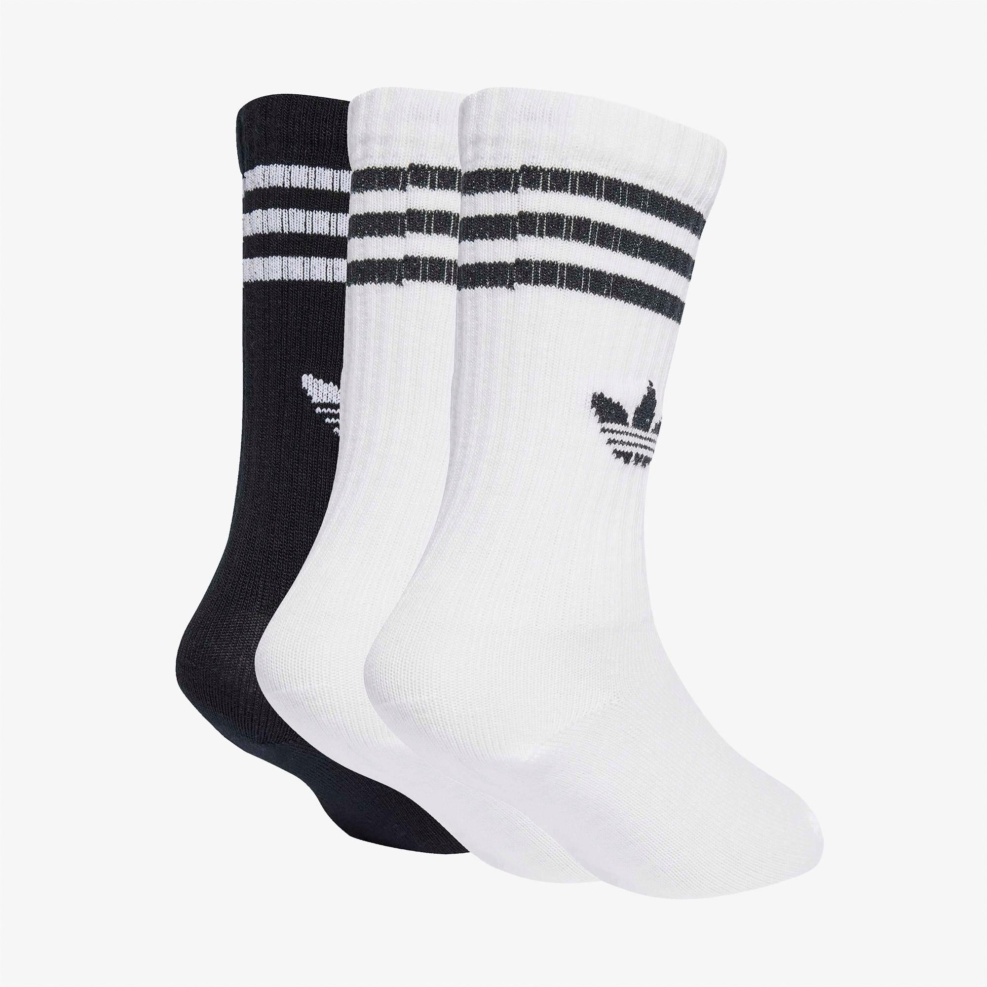 adidas Crew 3'lü Çocuk Beyaz Çorap