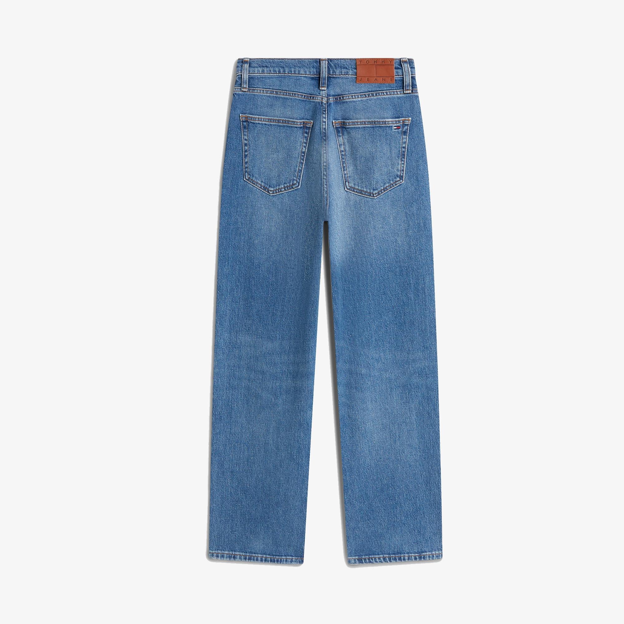 Tommy Hilfiger Layla High Rise Straight Bj0133 Kadın Mavi Jean