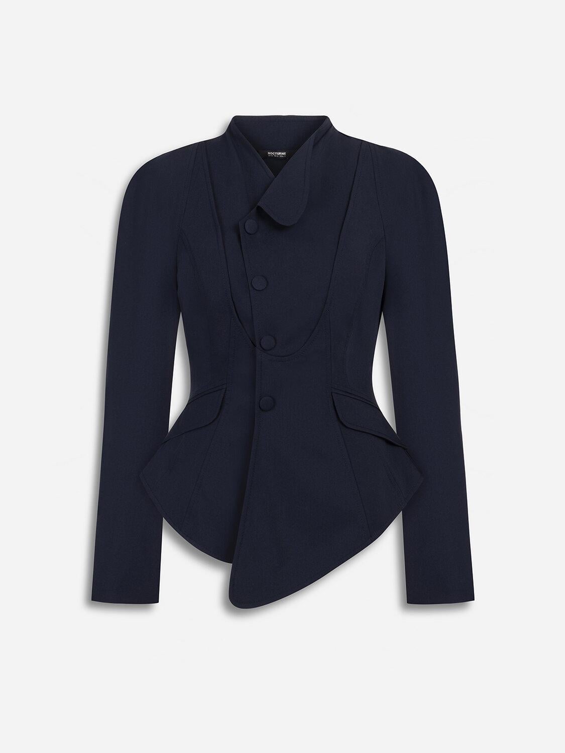 Kruvaze Kapamalı Ceket