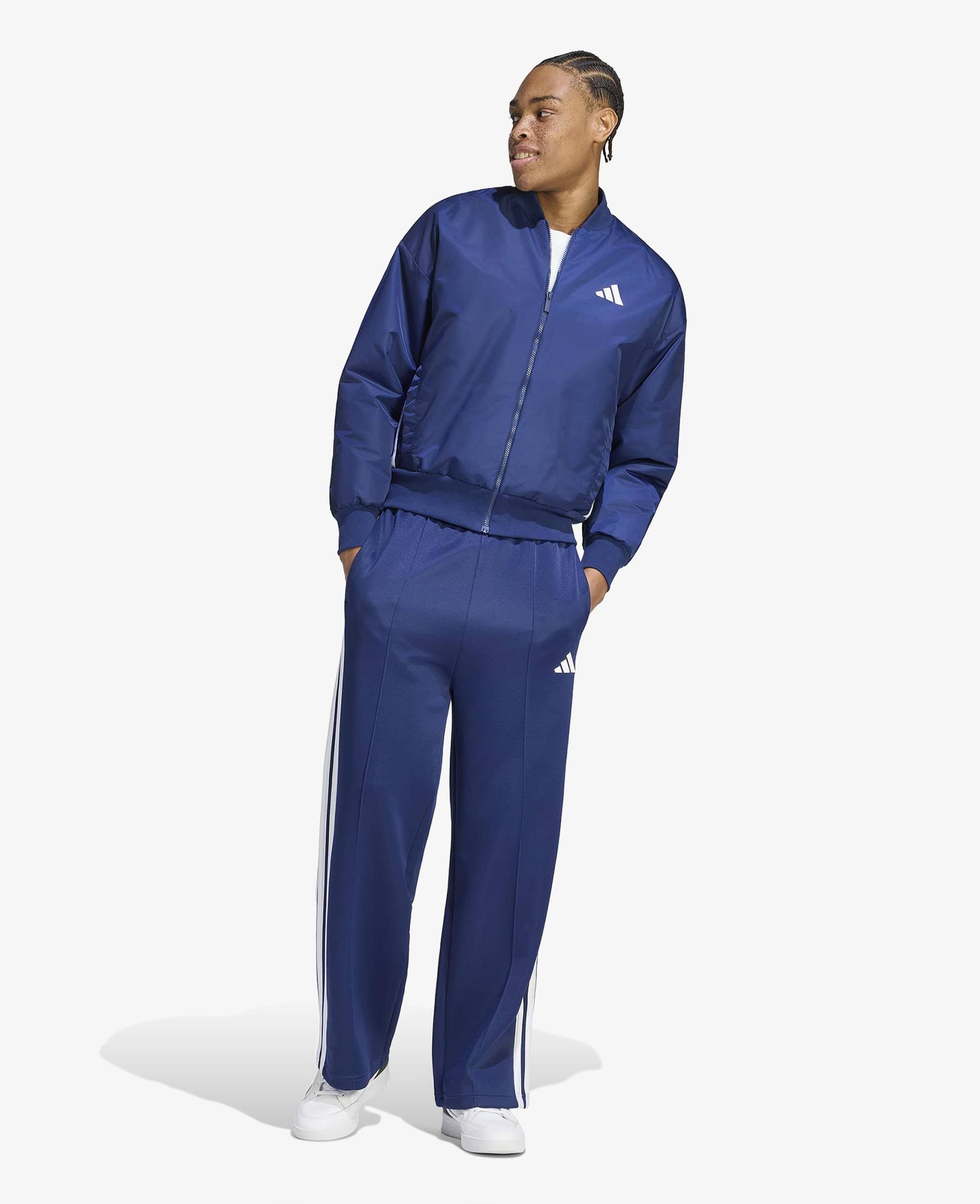 adidas Stadyum Bomber Erkek Mavi Ceket