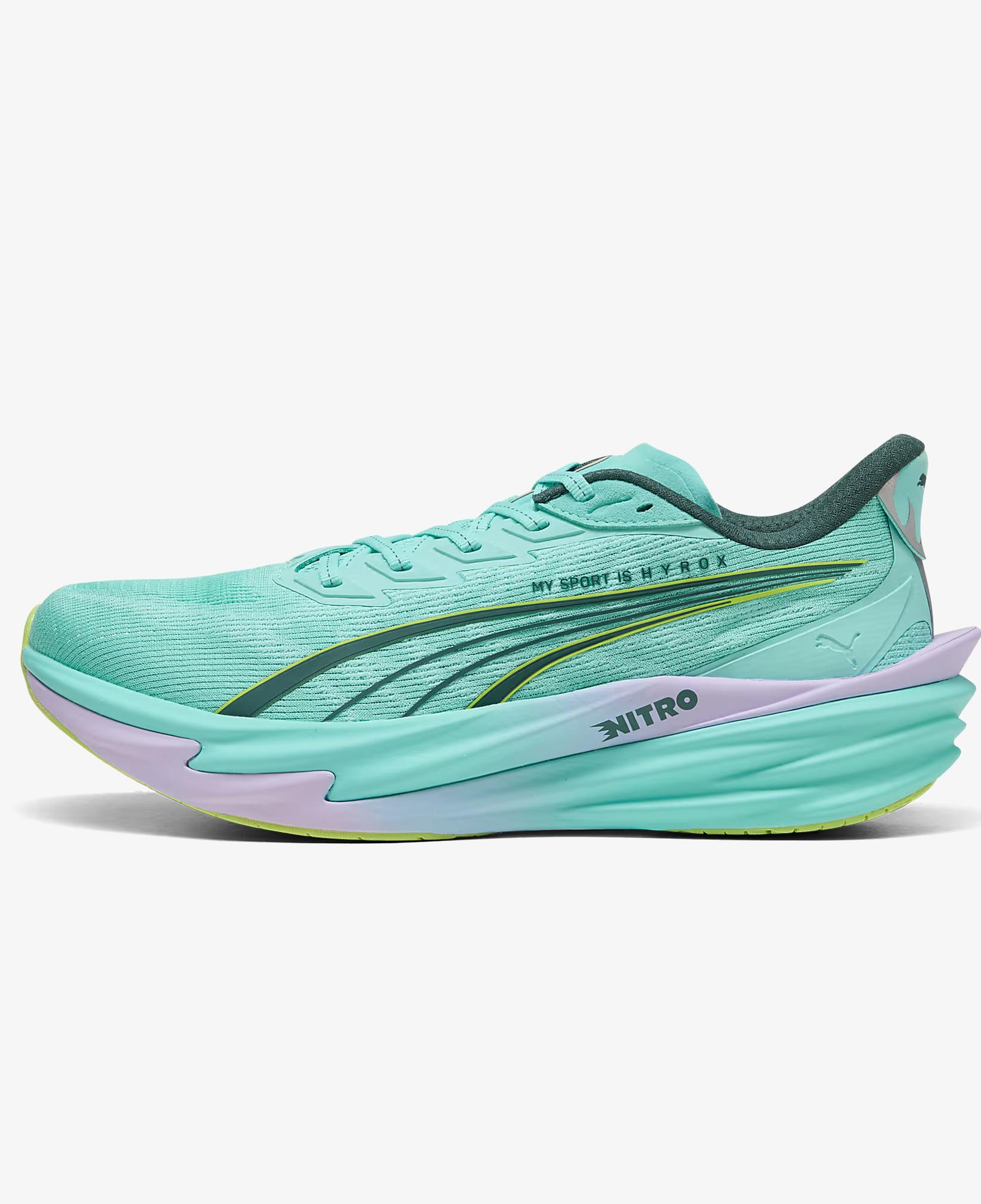 Puma x Hyrox Deviate Nitro 4 Erkek Yeşil Koşu Ayakkabısı
