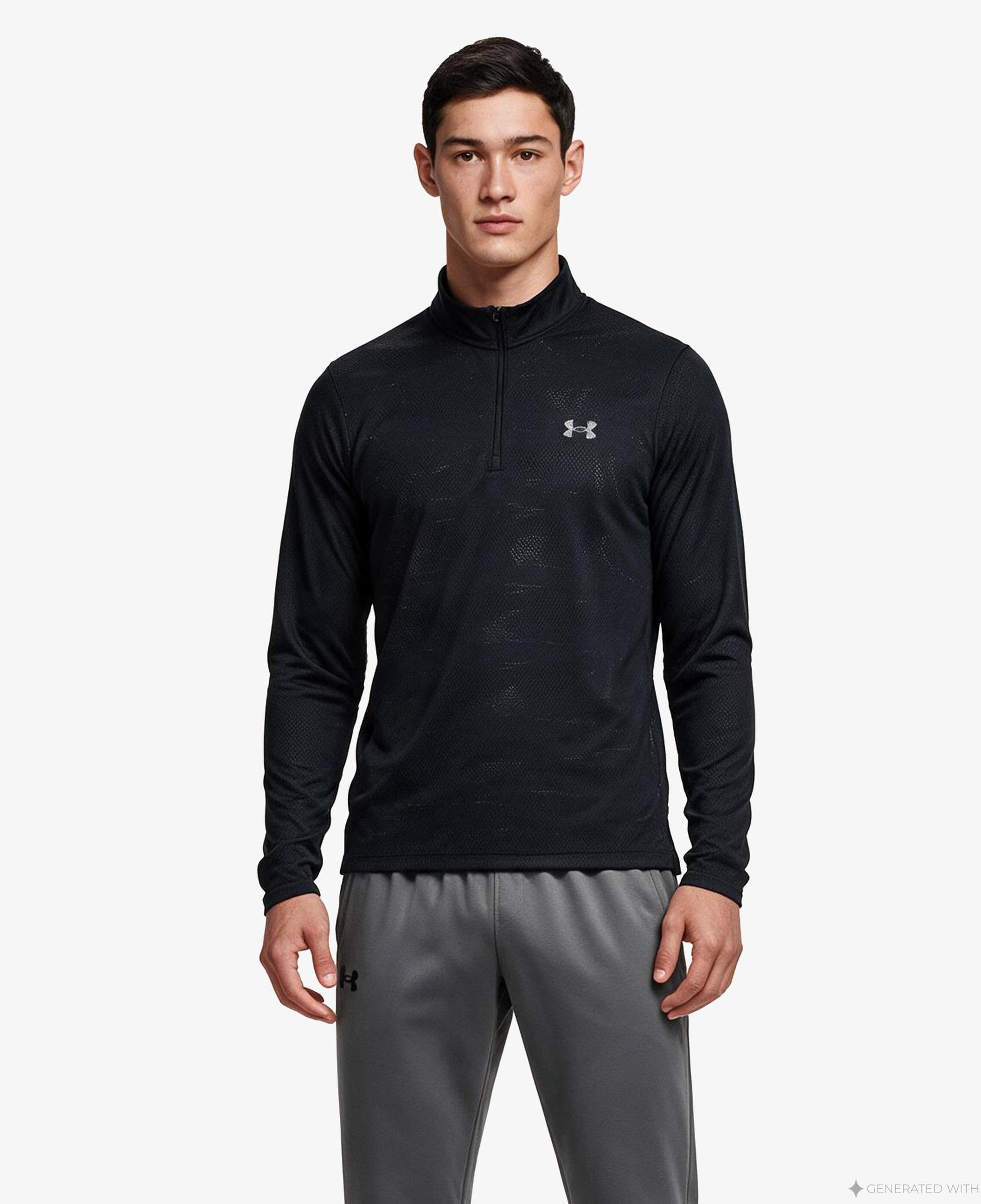 Under Armour Velociti Erkek Siyah Sweatshirt