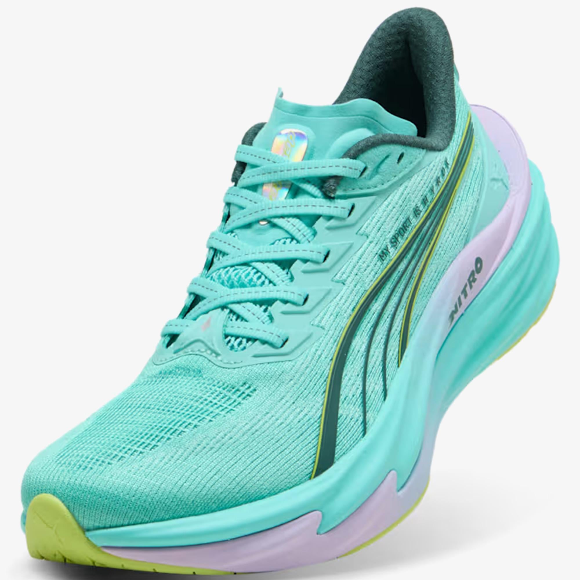 Puma x Hyrox Deviate Nitro 4 Kadın Yeşil Koşu Ayakkabısı