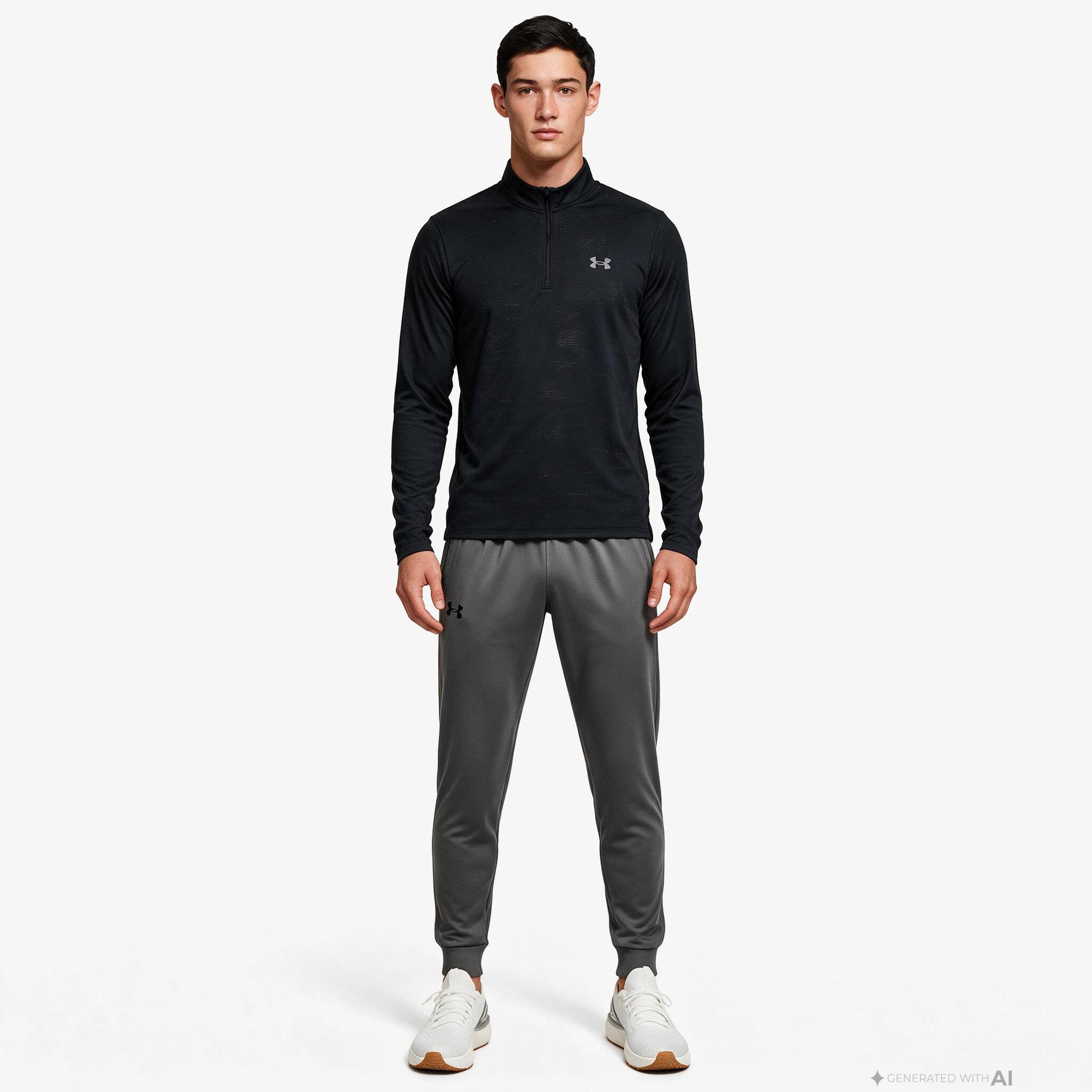 Under Armour Velociti Erkek Siyah Sweatshirt