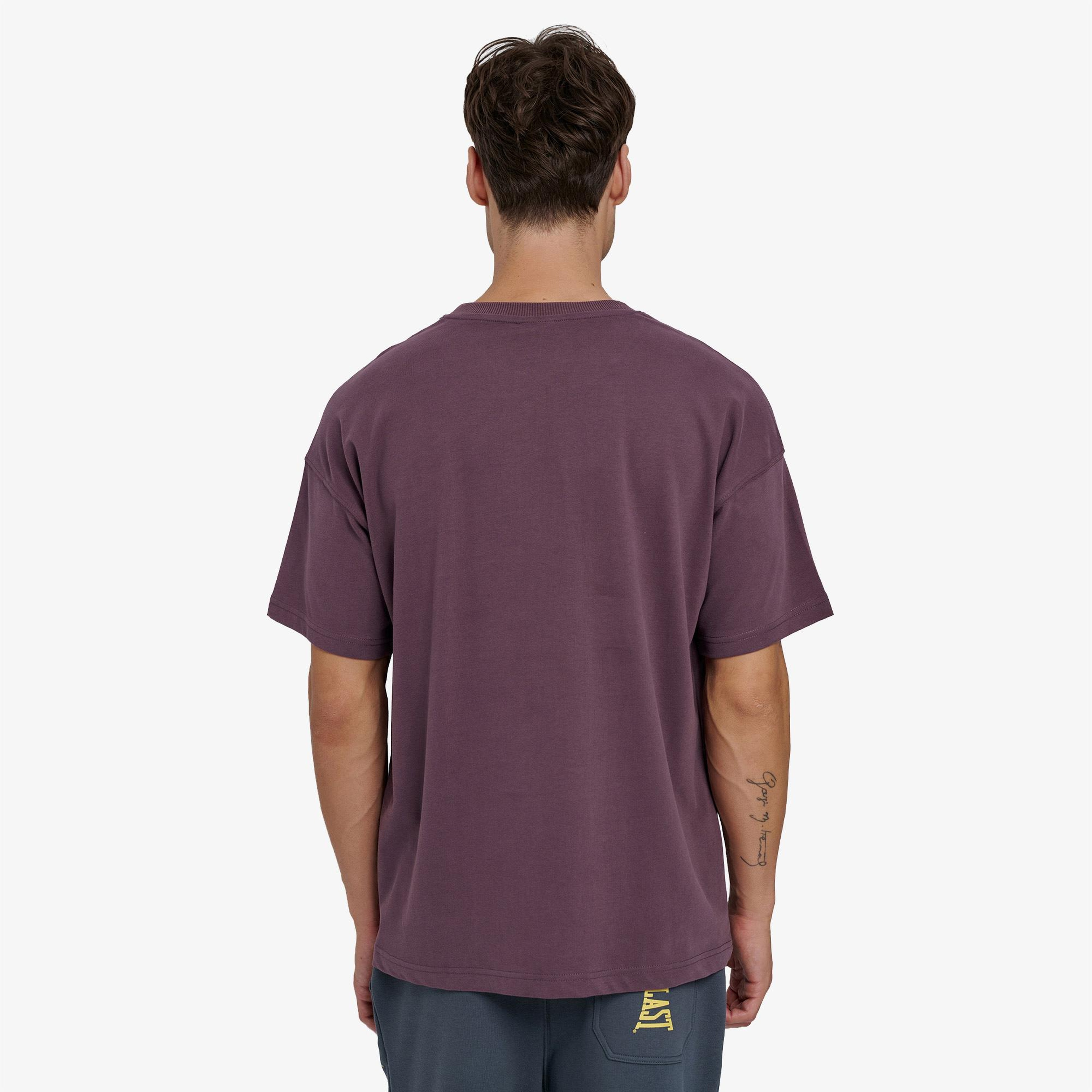 Everlast Bronx Nyc 2.0 Oversize Erkek Mor Günlük T-Shirt