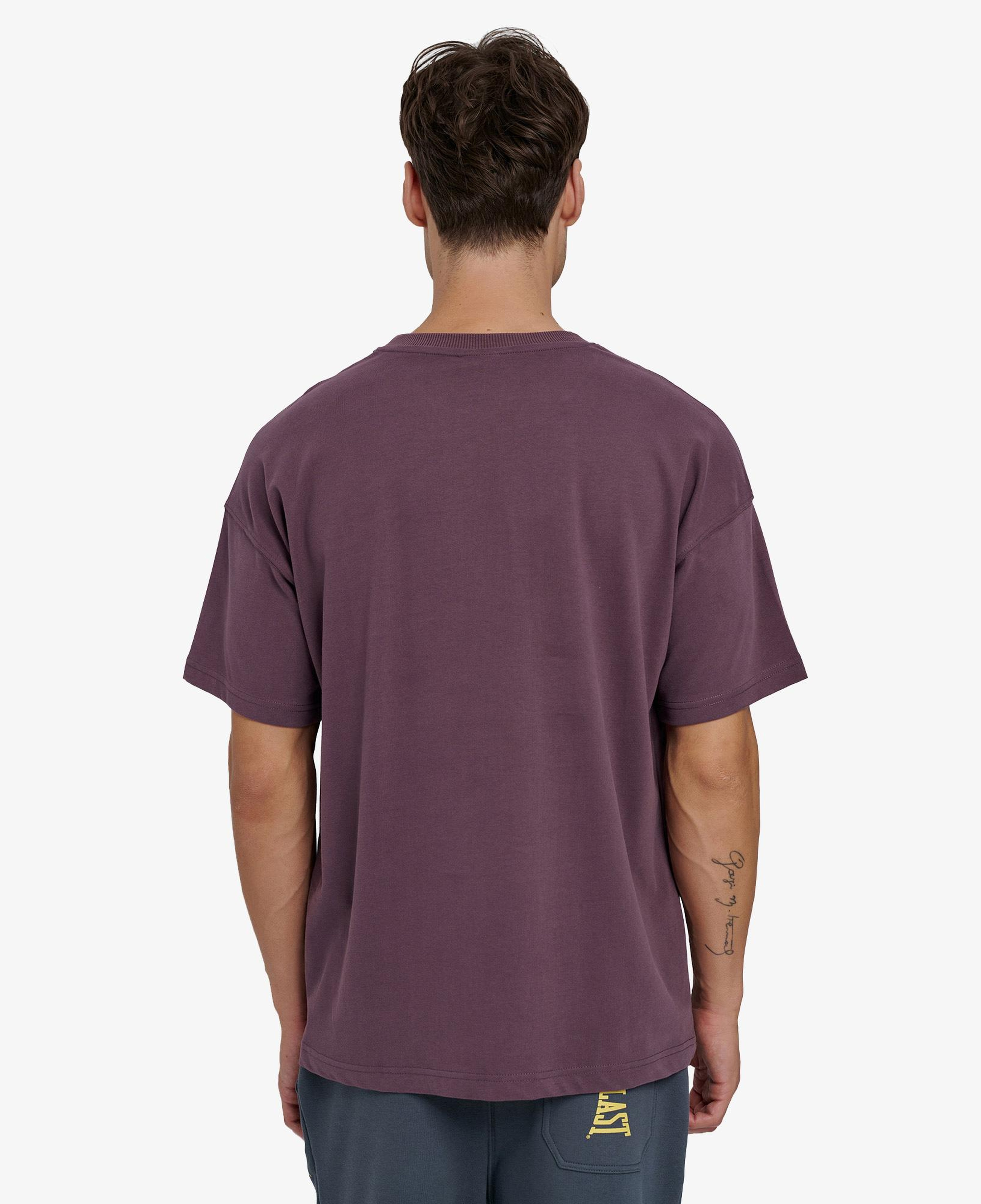 Everlast Bronx Nyc 2.0 Oversize Erkek Mor Günlük T-Shirt
