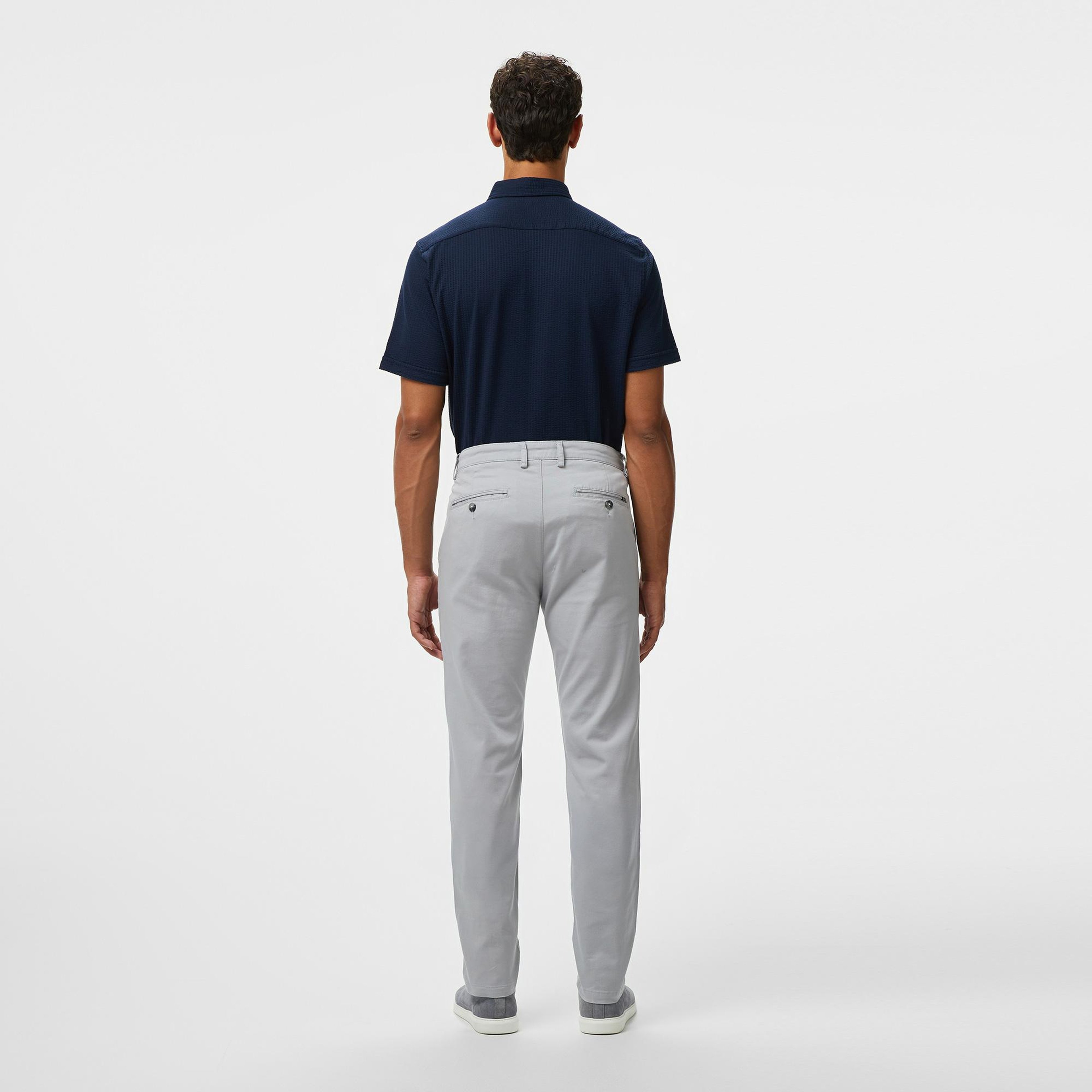Nautica Erkek Gri Slim Fit Chino Pantolon