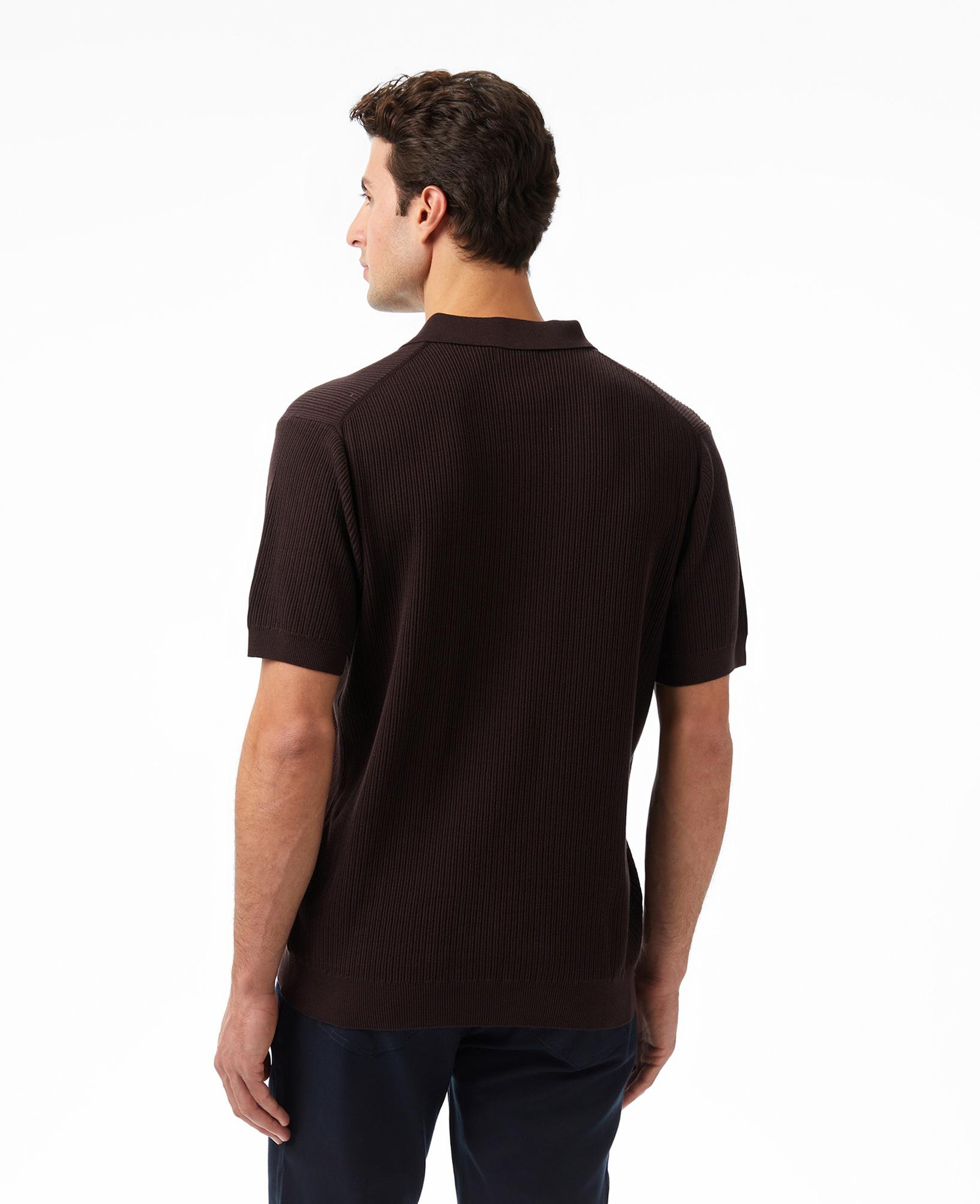 Nautica Erkek Kahverengi Regular Fit Kısa Kollu Triko