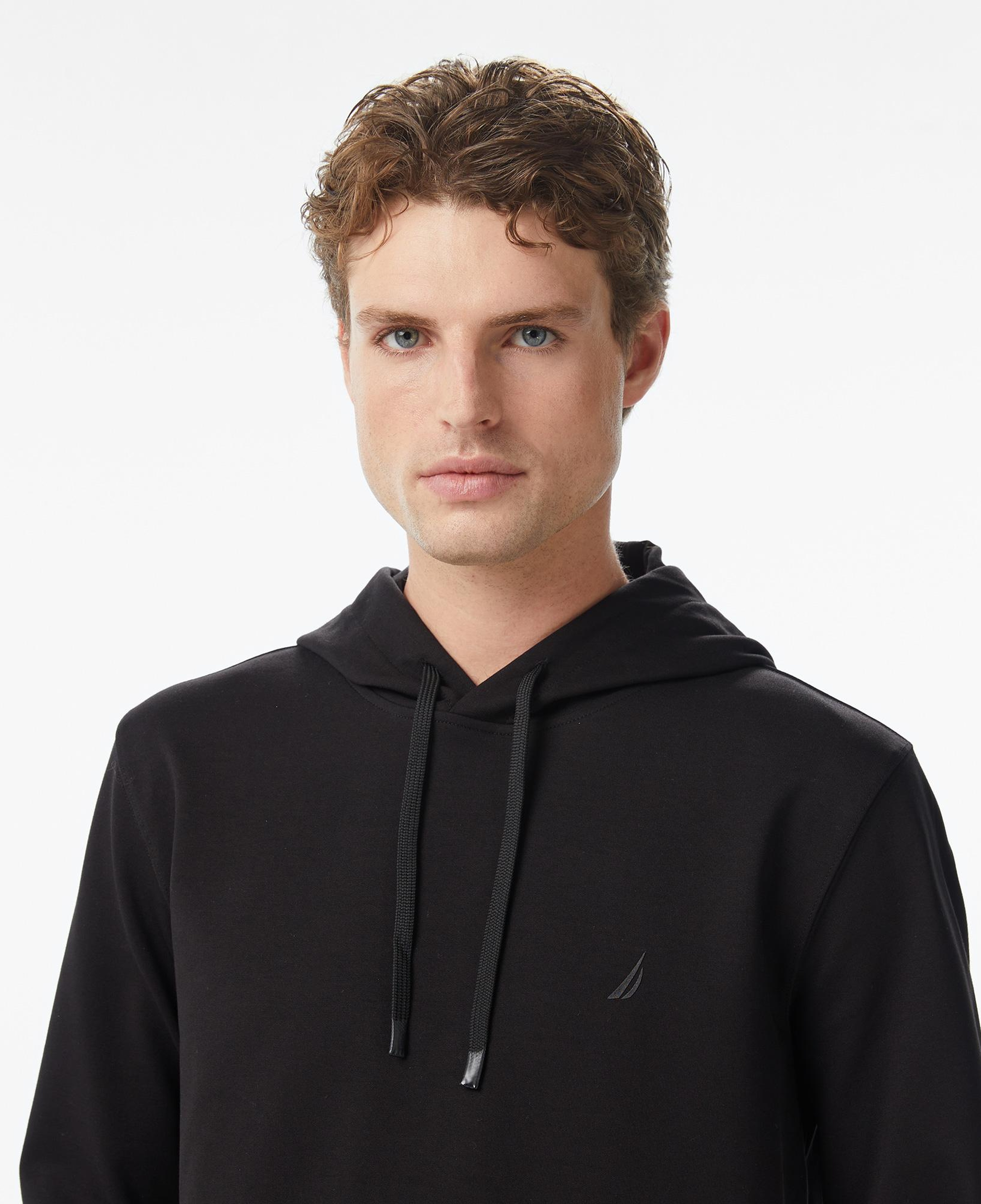 Nautica Erkek Siyah Classic Fit Kapüşonlu Sweatshirt