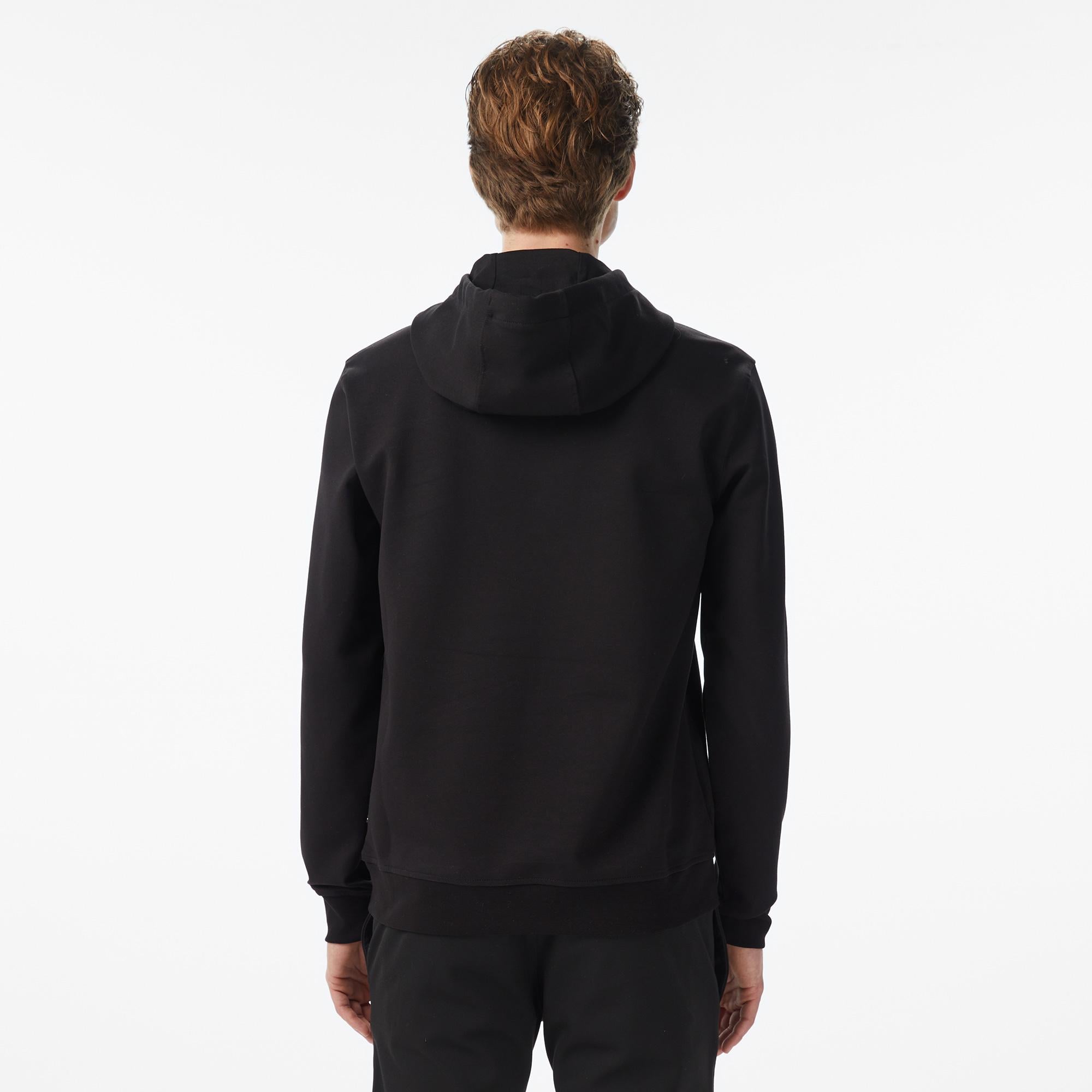 Nautica Erkek Siyah Classic Fit Kapüşonlu Sweatshirt