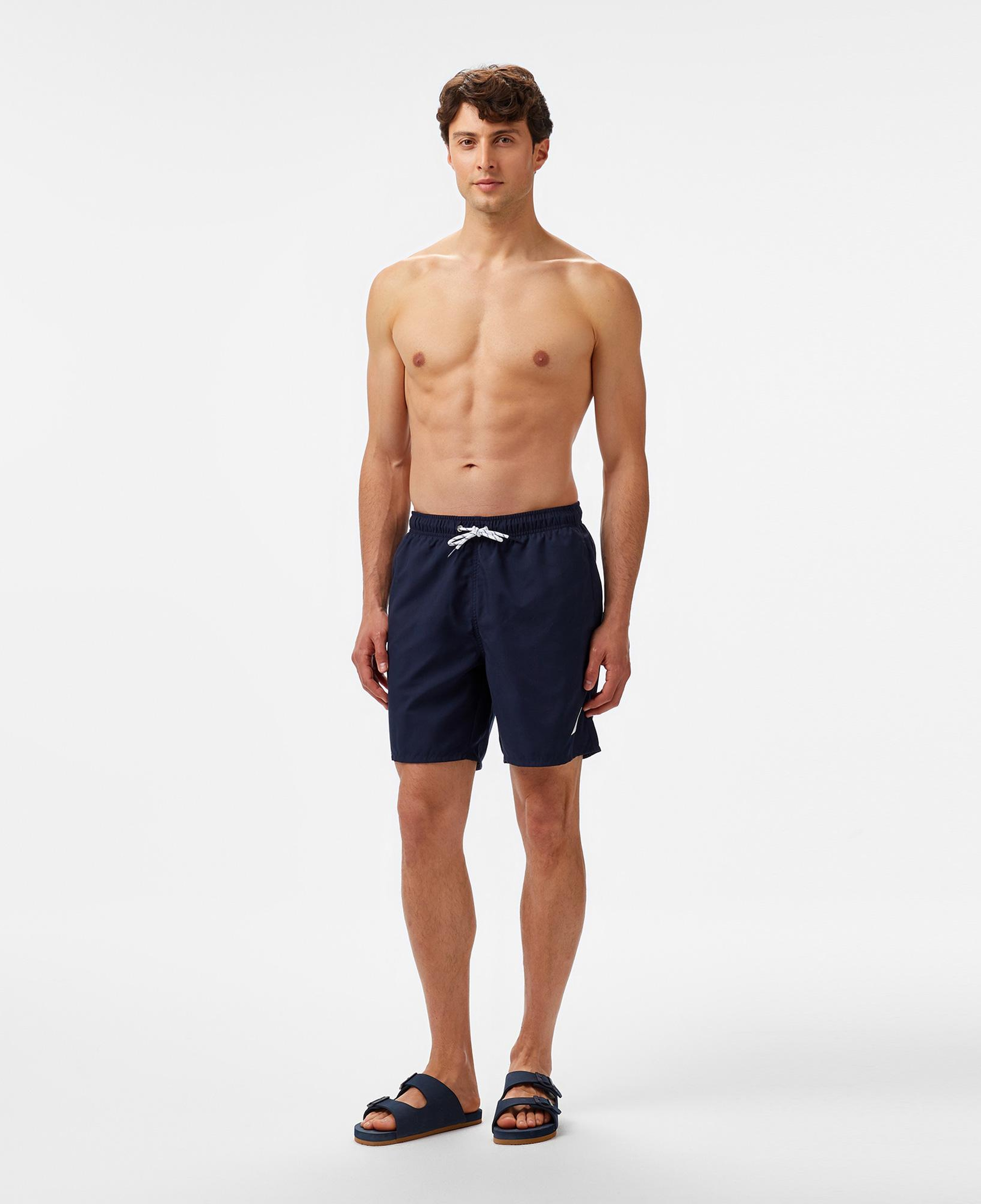 Nautica Erkek Lacivert Regular Fit Deniz Şortu