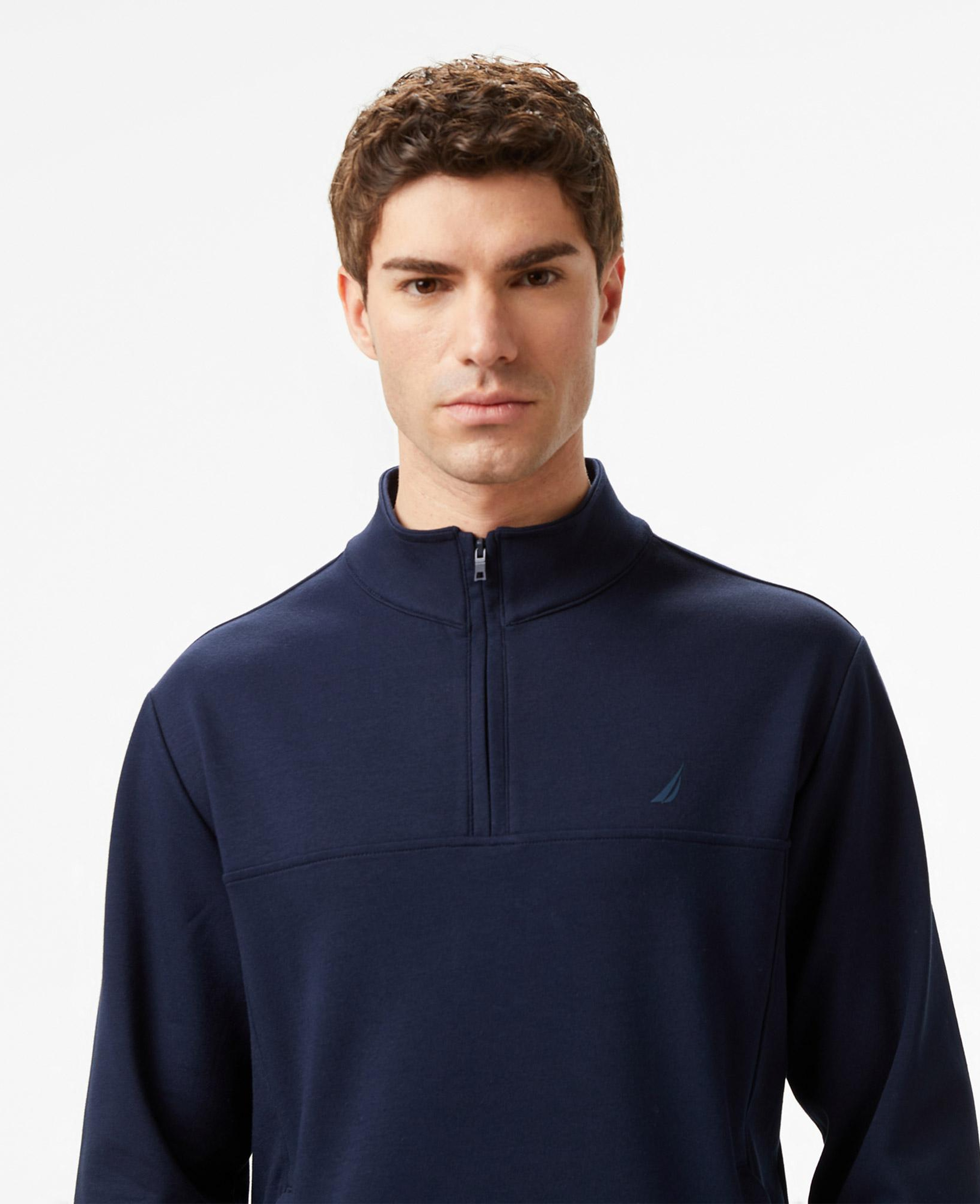 Nautica Erkek Lacivert Classic Fit Sweatshirt