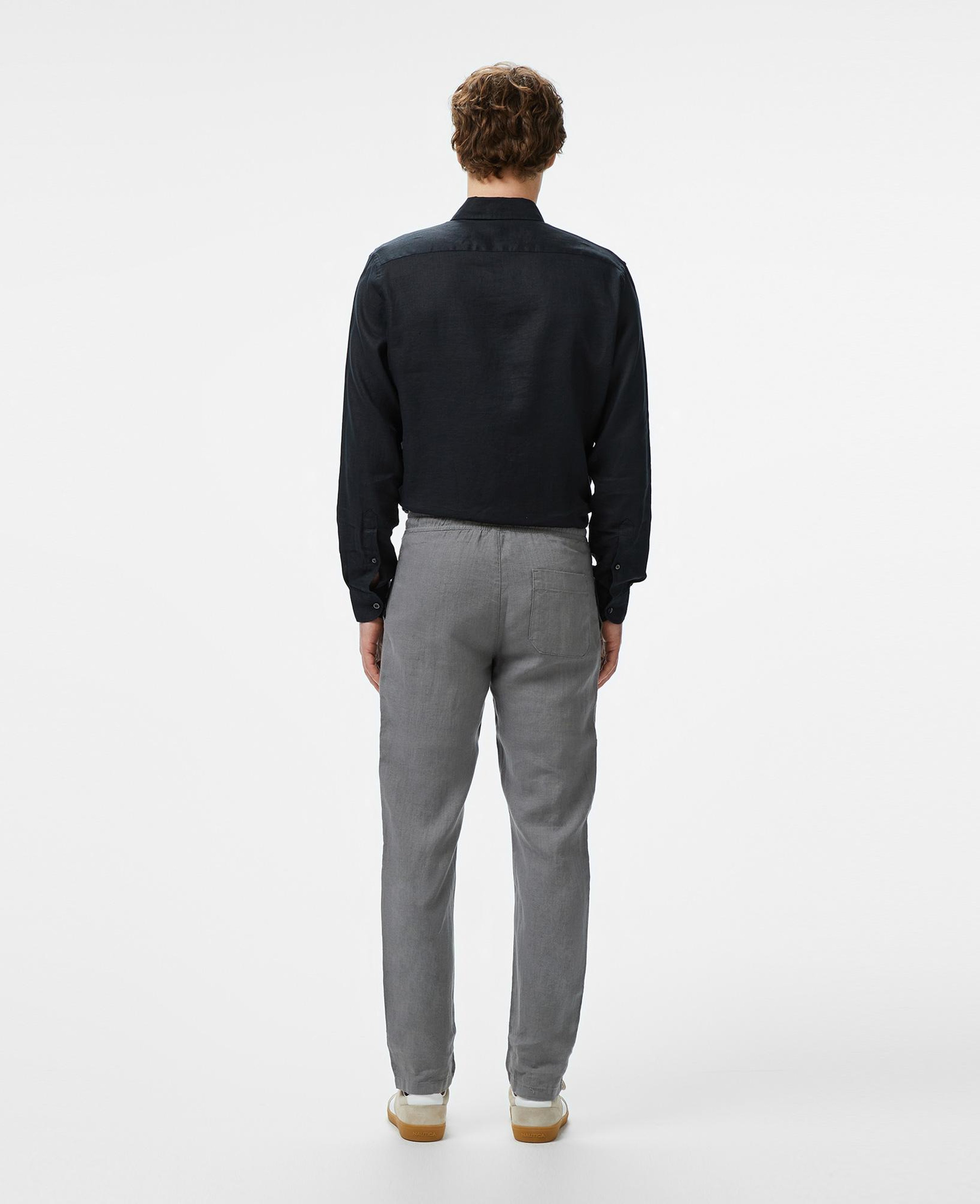 Nautica Erkek Gri Jogger Keten Pantolon