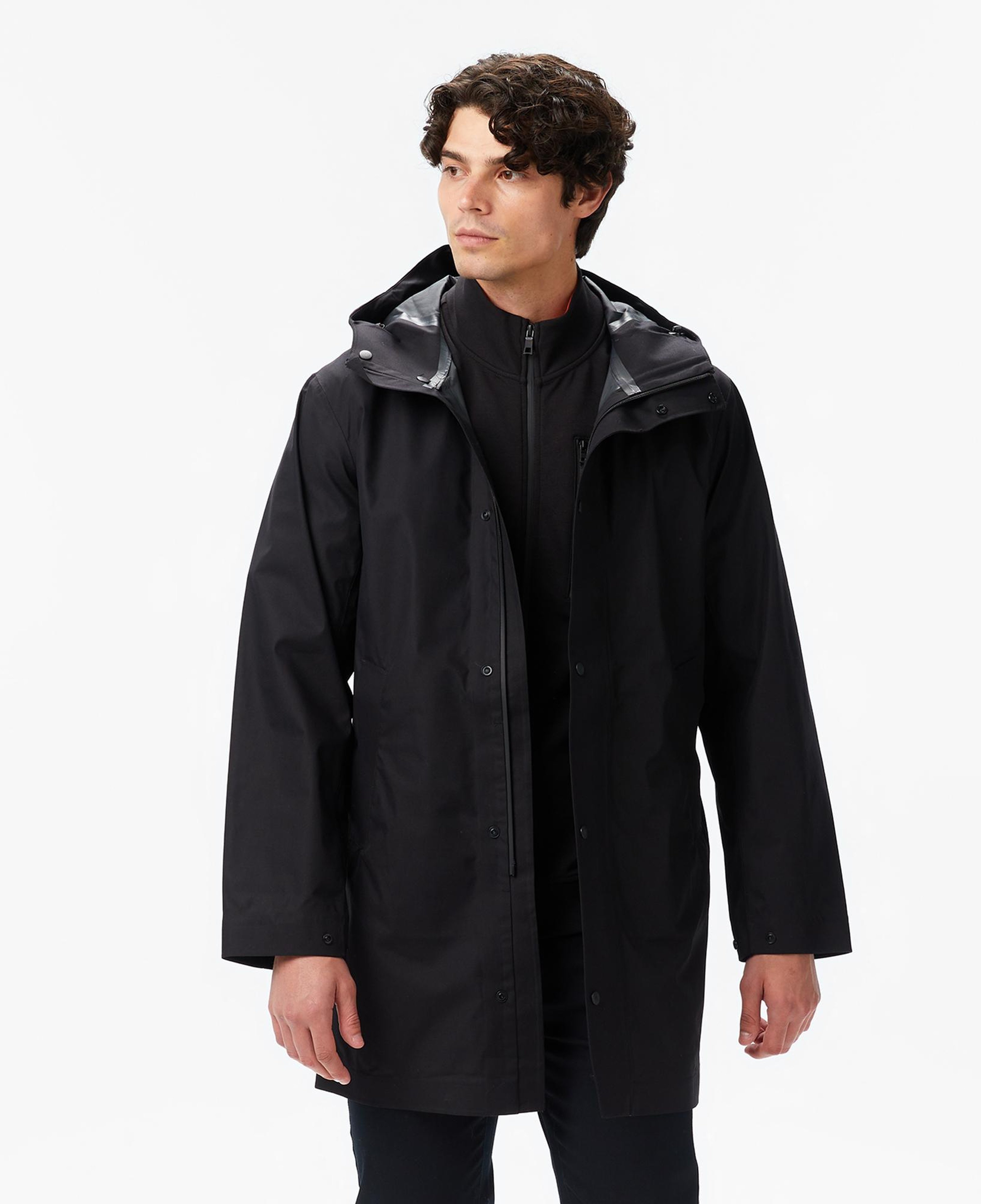 Nautica Erkek Siyah Regular Fit Mont