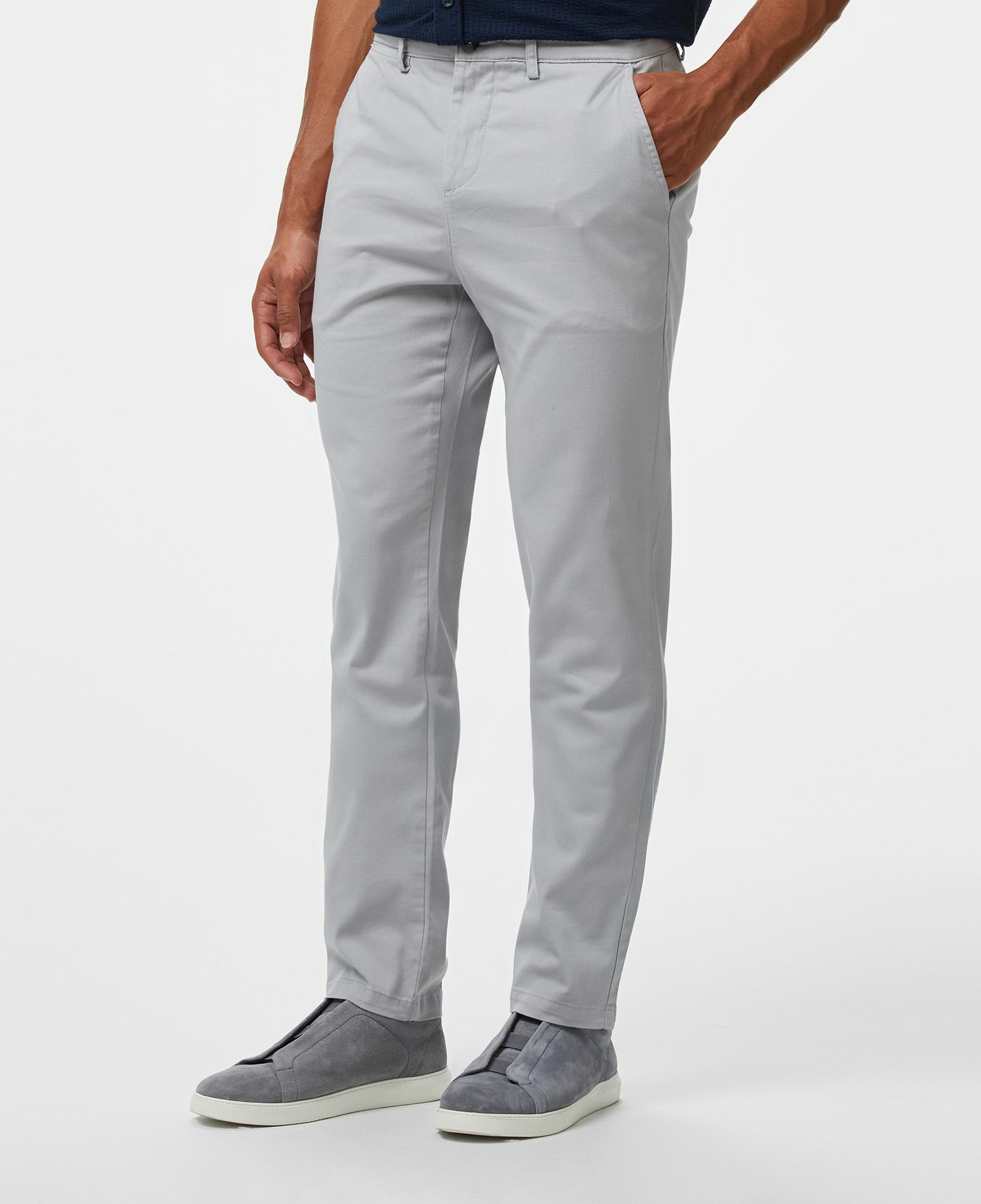 Nautica Erkek Gri Slim Fit Chino Pantolon