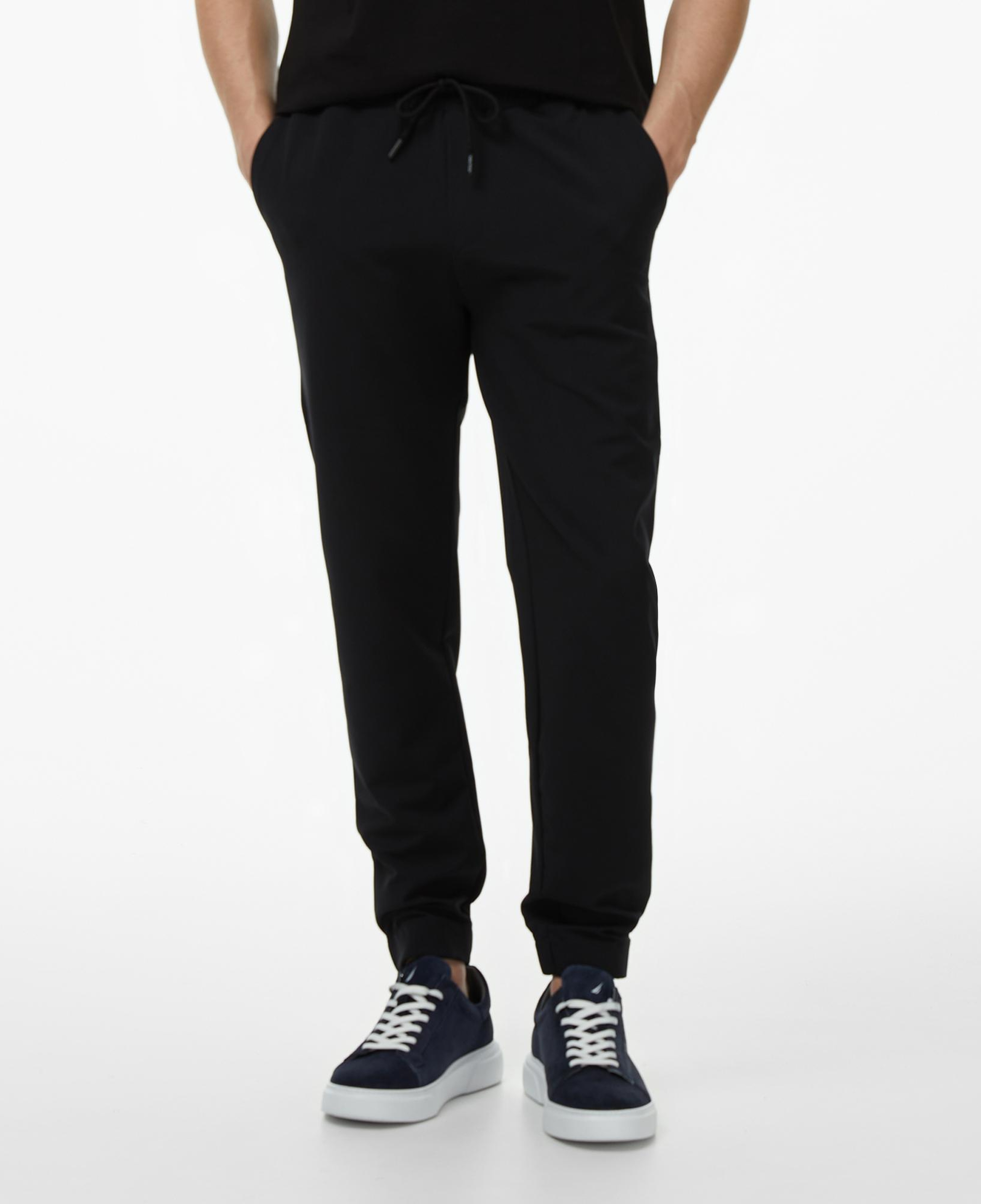 Nautica Erkek Siyah Classic Fit Eşofman Altı