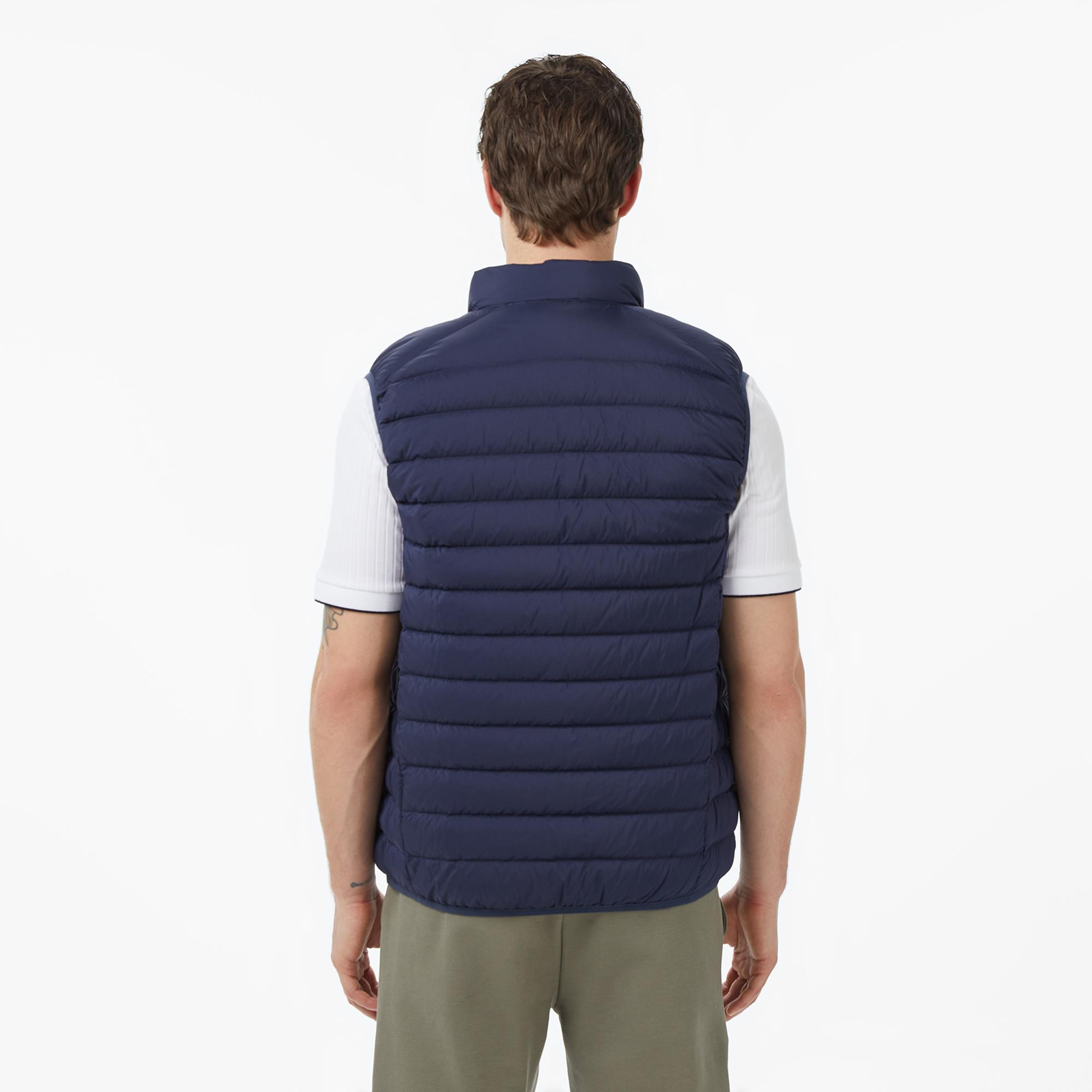 Nautica Erkek Lacivert Regular Fit Su İtici Kaz Tüyü Yelek