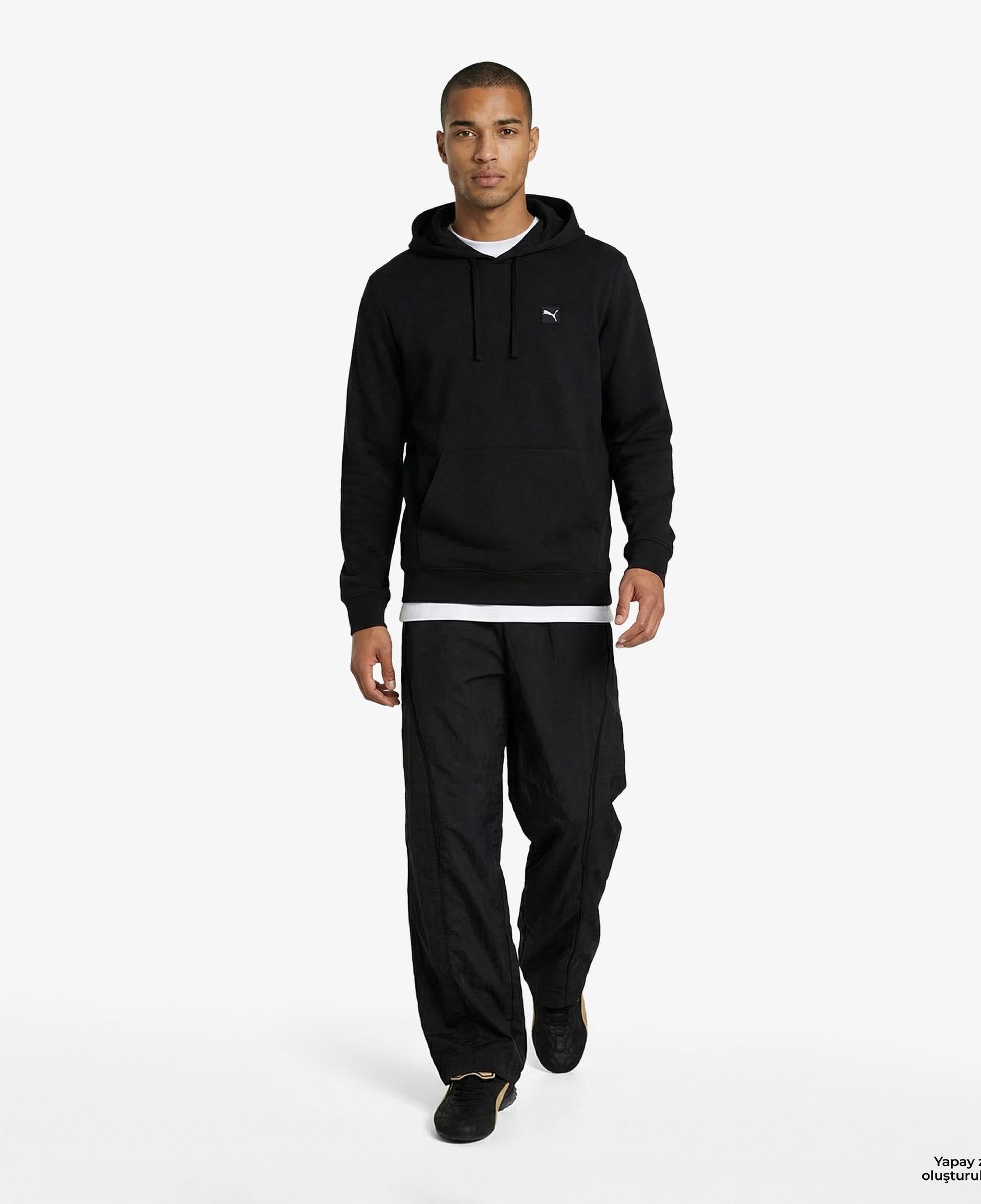 Puma Essentials Elevated Erkek Siyah Sweatshirt