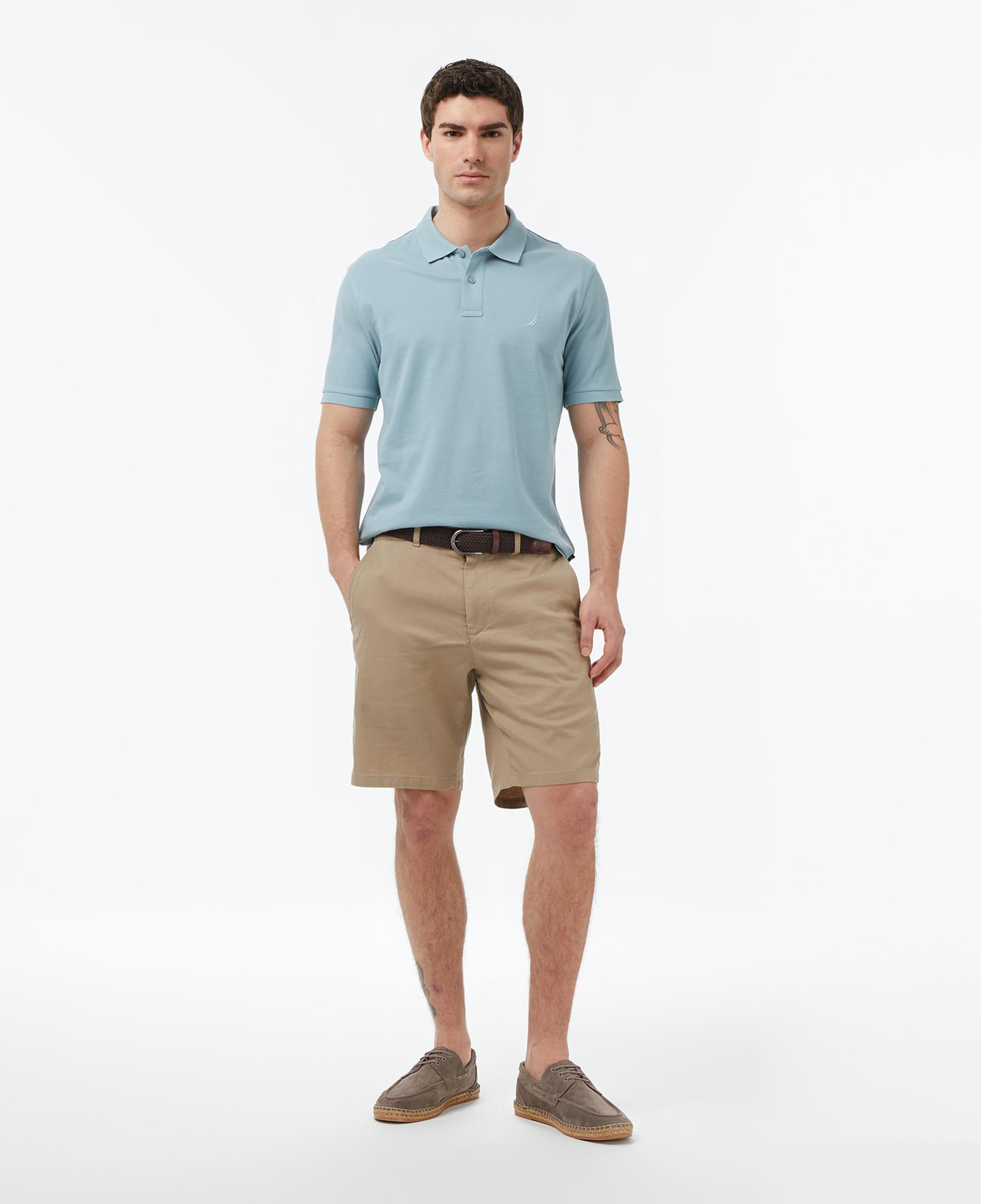 Nautica Erkek Yeşil Regular Fit Polo Yaka T-Shirt