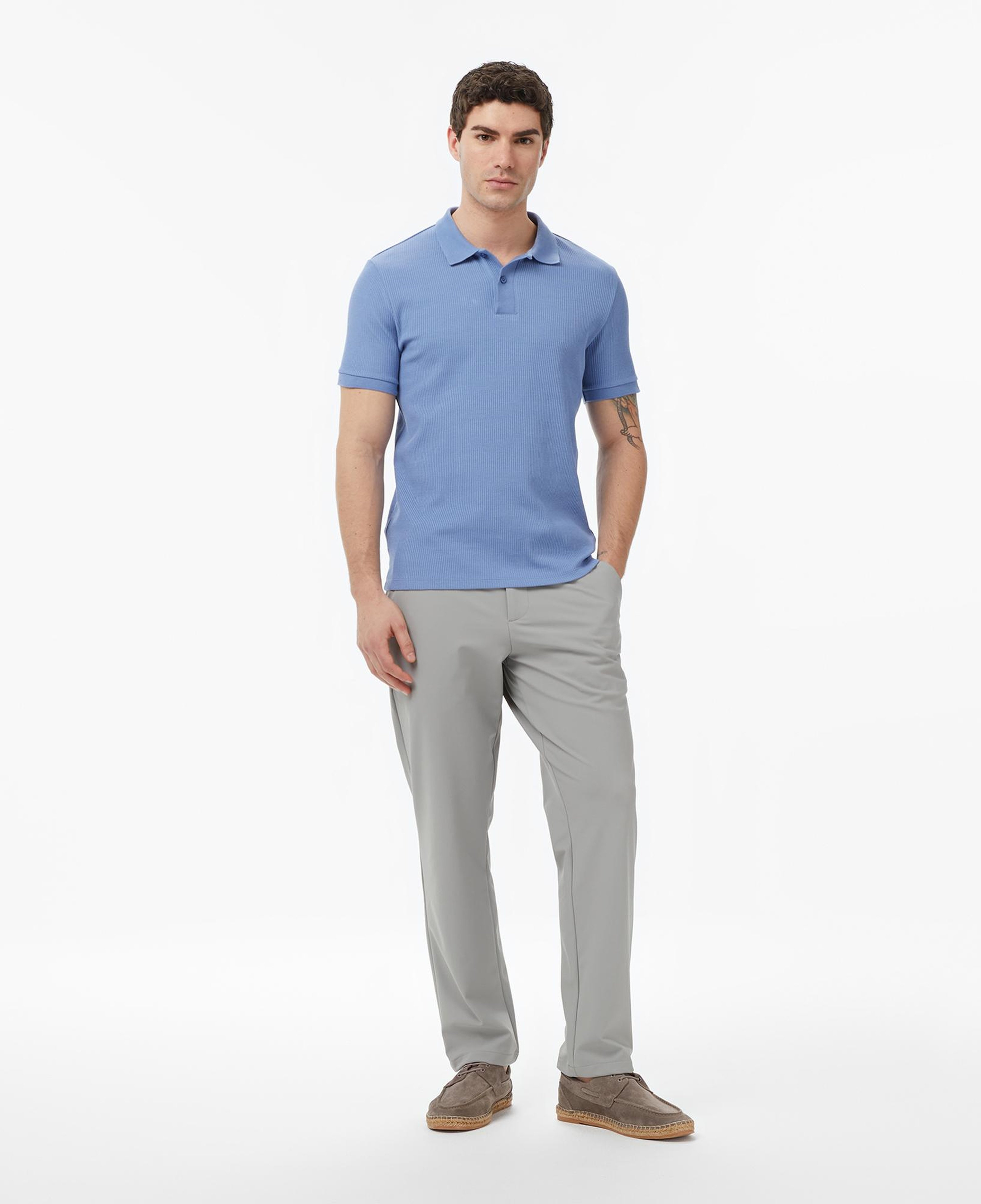 Nautica Erkek Mavi Slim Fit Polo Yaka T-Shirt
