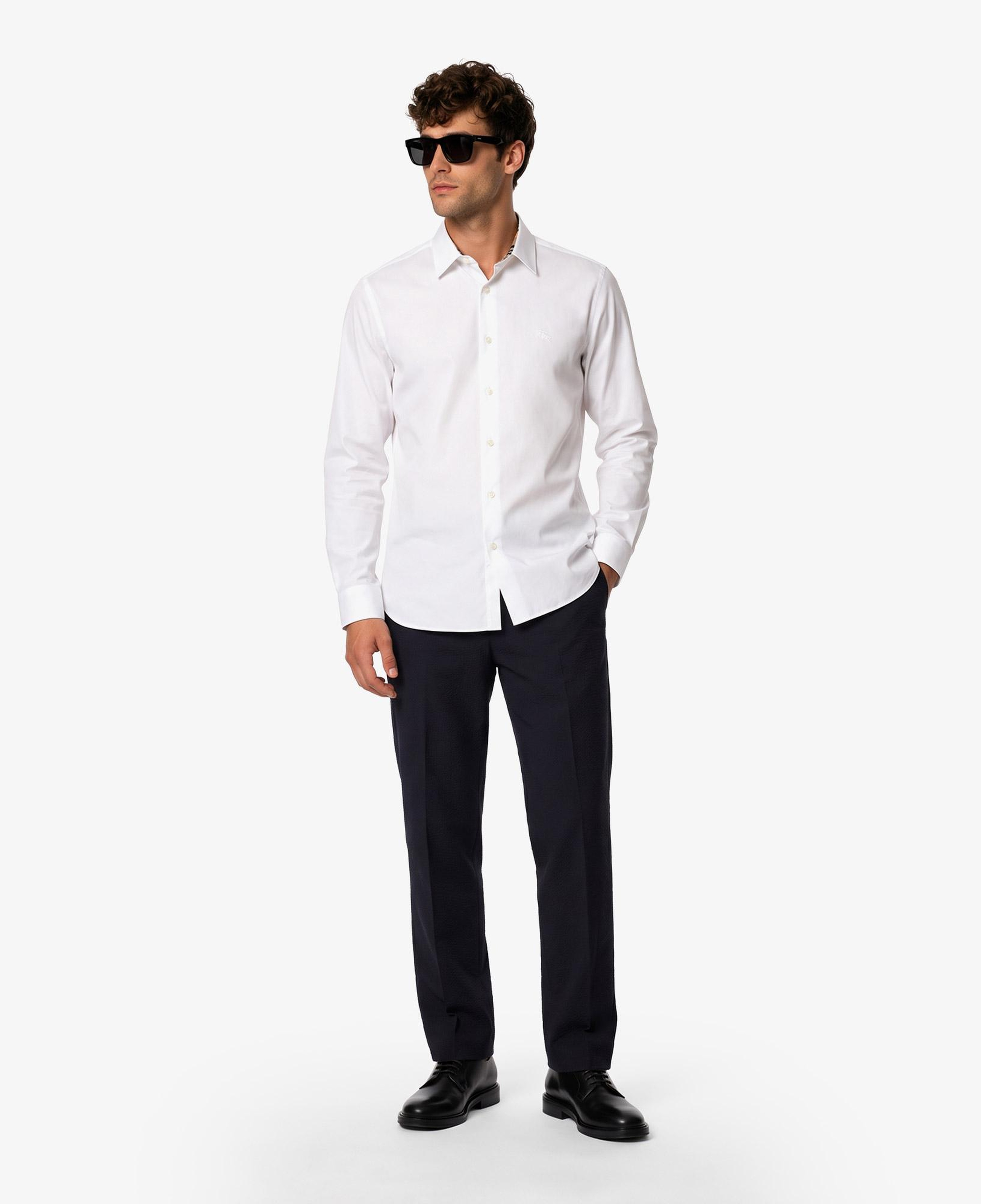 Burberry Erkek Lacivert Keten Pantolon