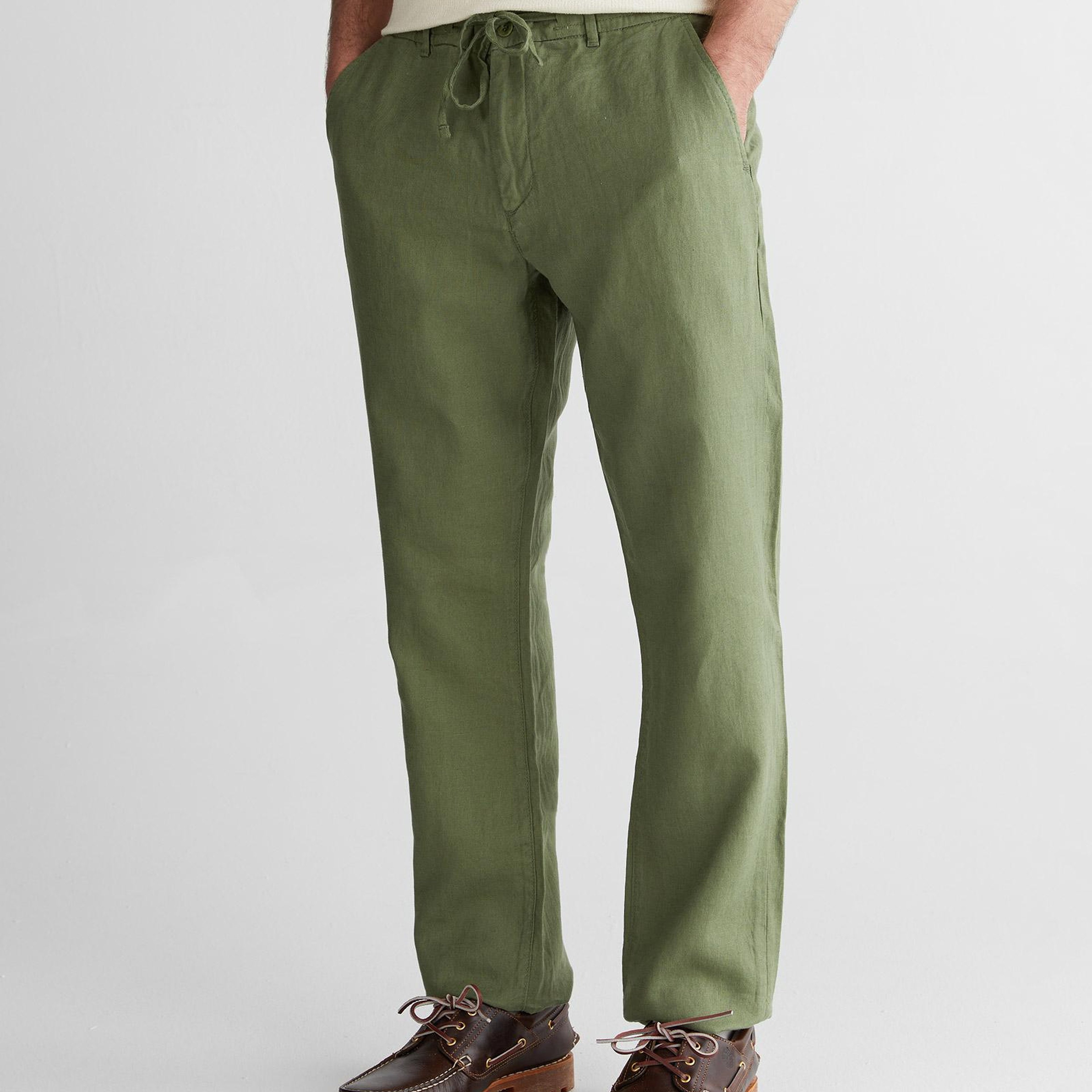 GANT Erkek Yeşil Regular Fit Pantolon