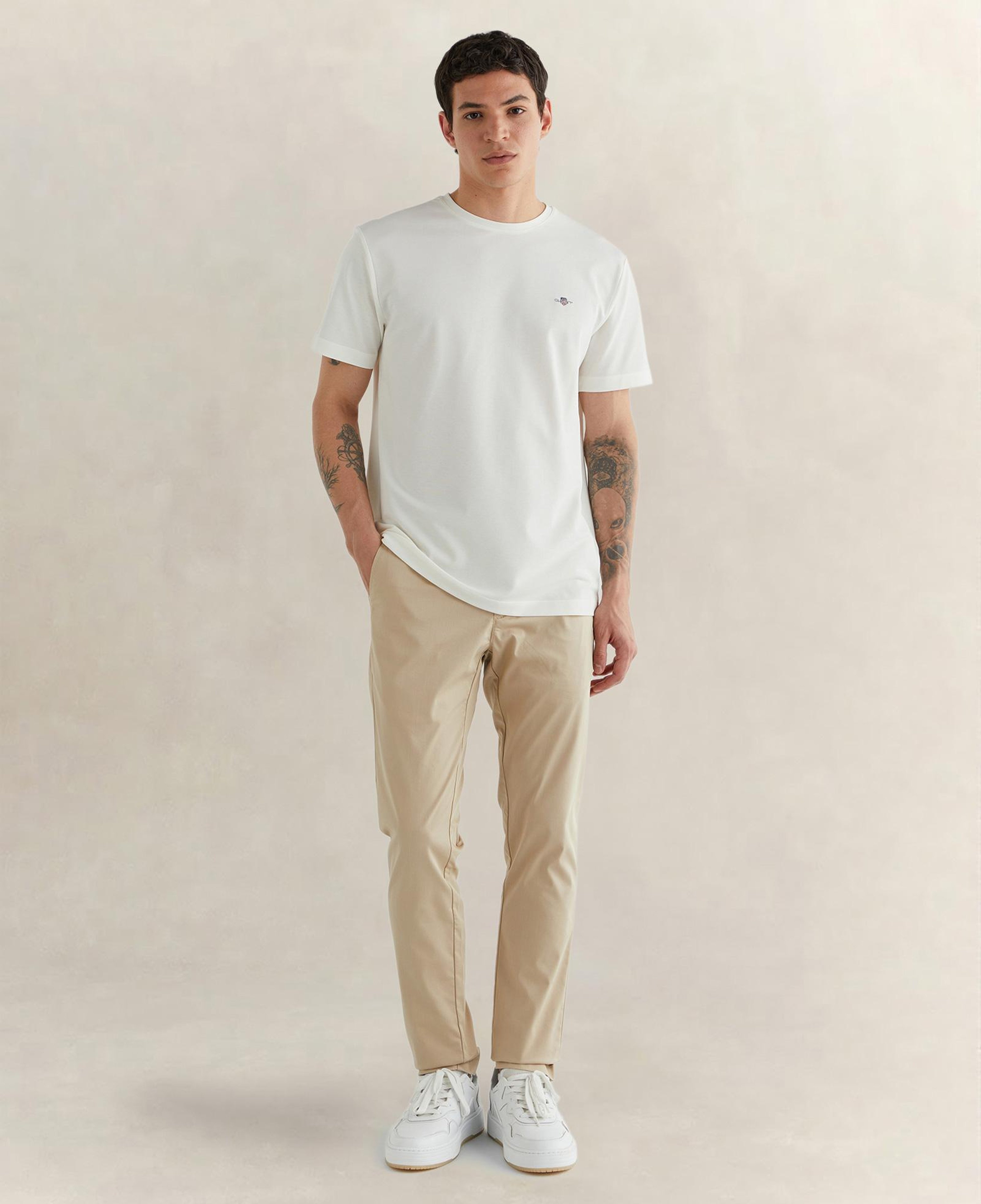 GANT Erkek Bej Slim Fit Pantolon