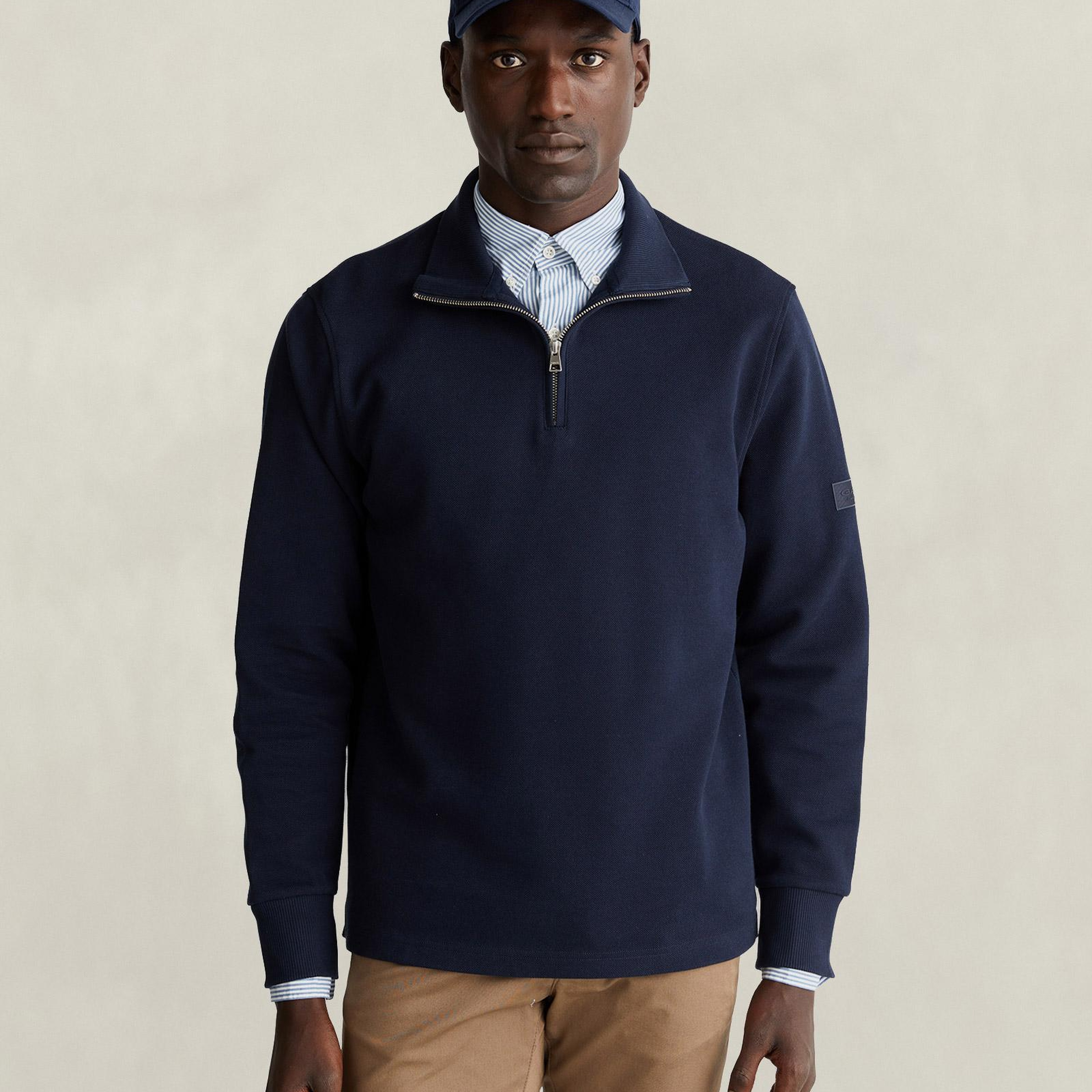 GANT Erkek Lacivert Sweatshirt