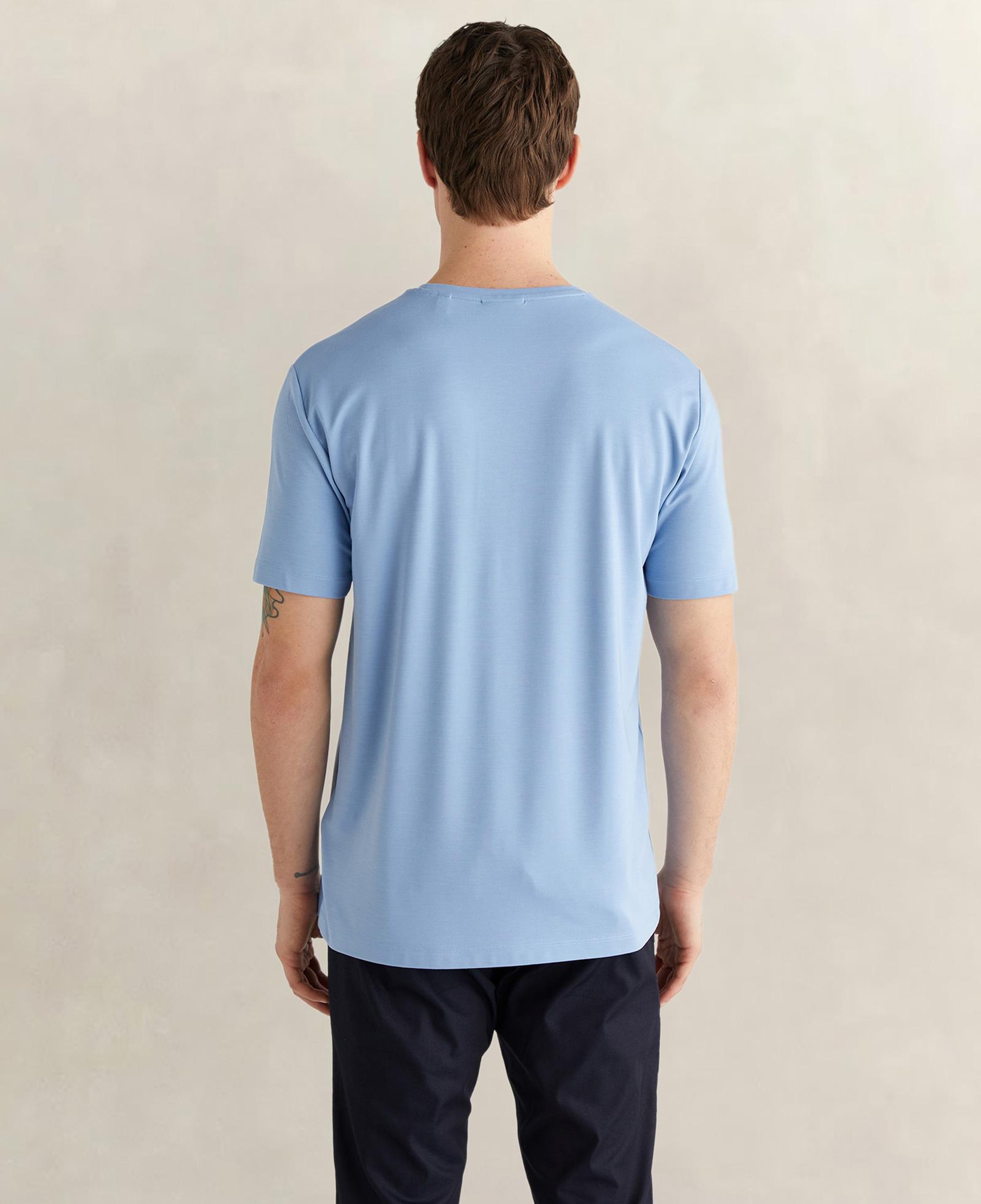 GANT Erkek Mavi Kısa Kollu T-Shirt