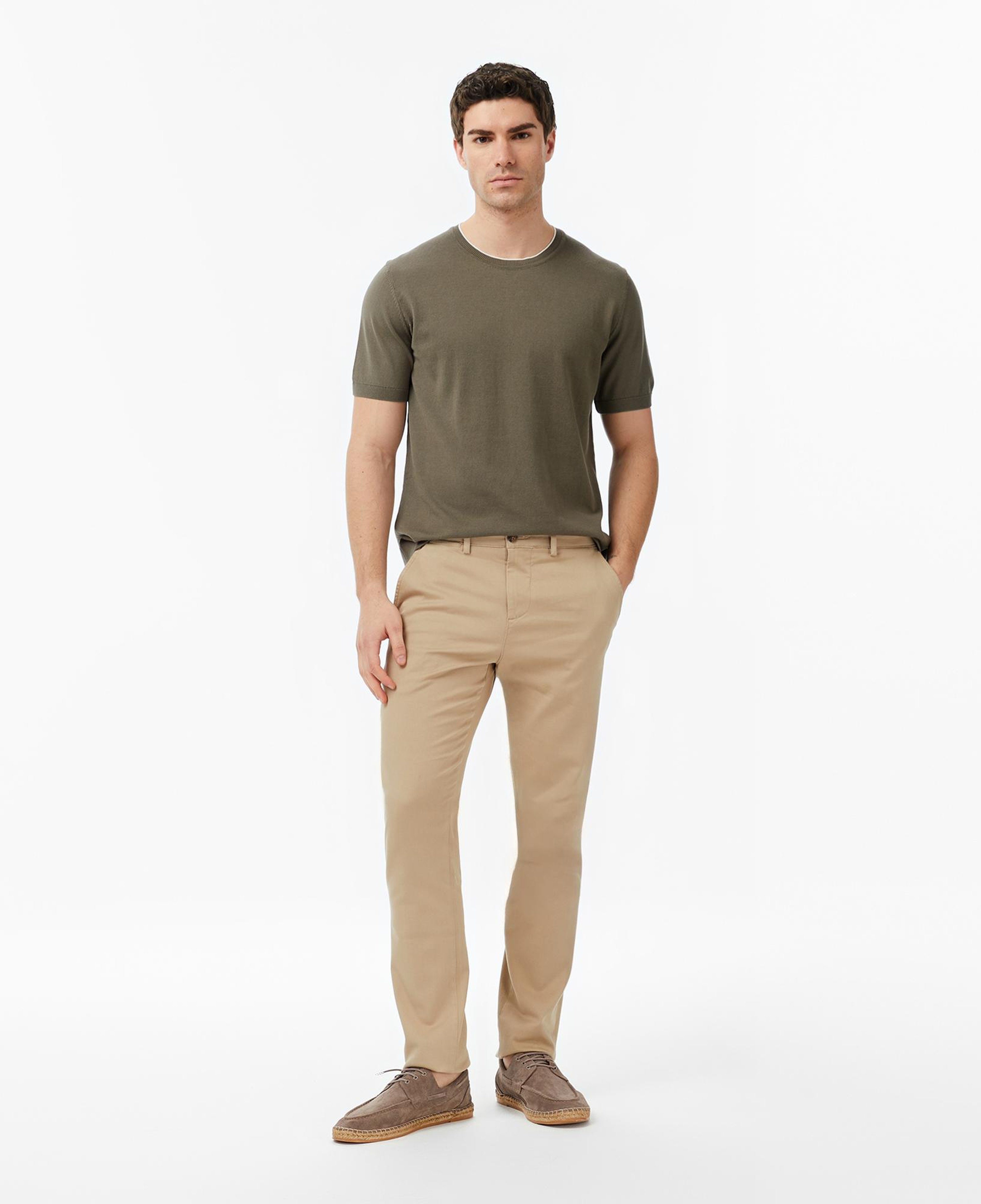 Nautica Erkek Yeşil Regular Fit Kısa Kollu Triko