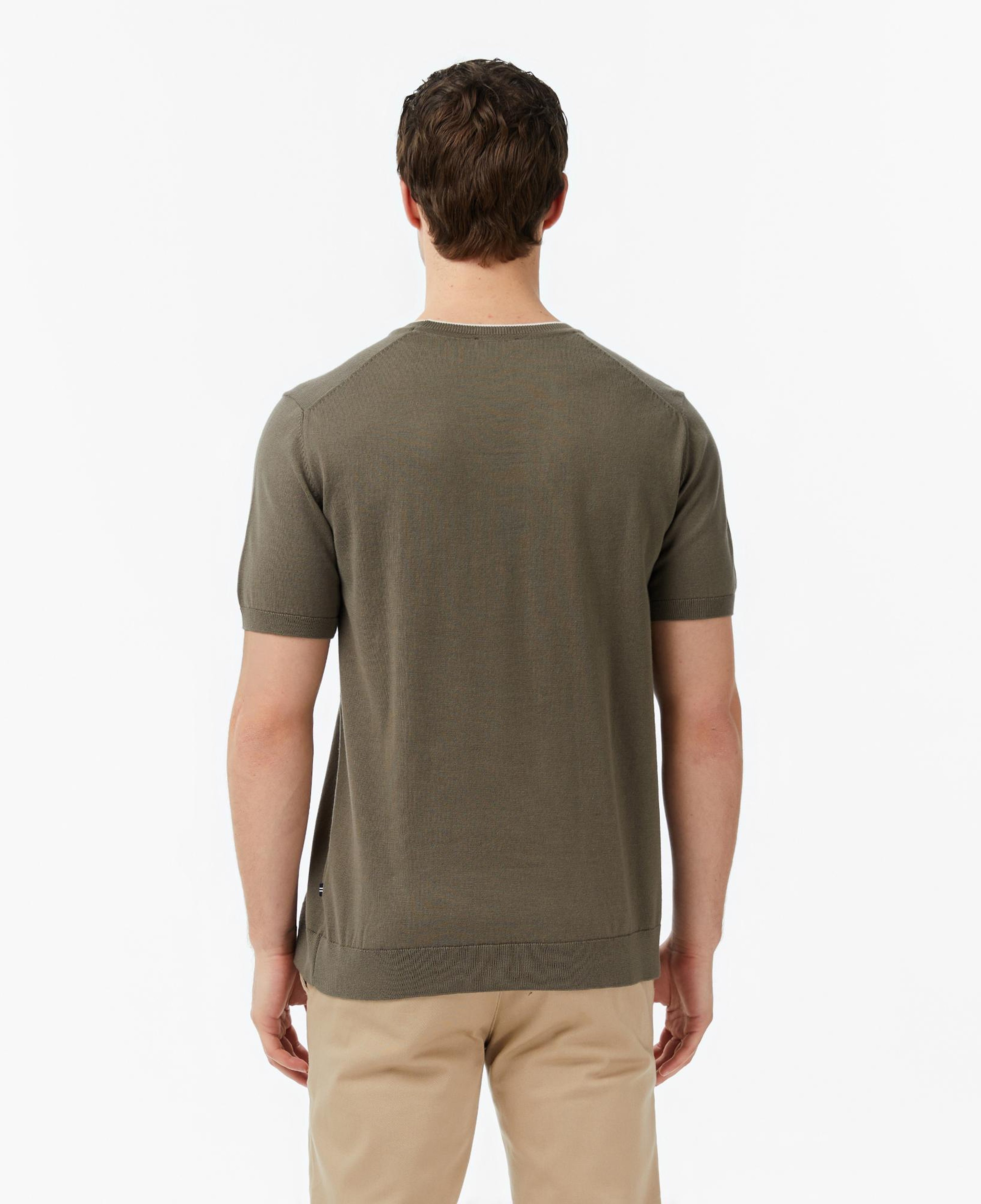 Nautica Erkek Yeşil Regular Fit Kısa Kollu Triko