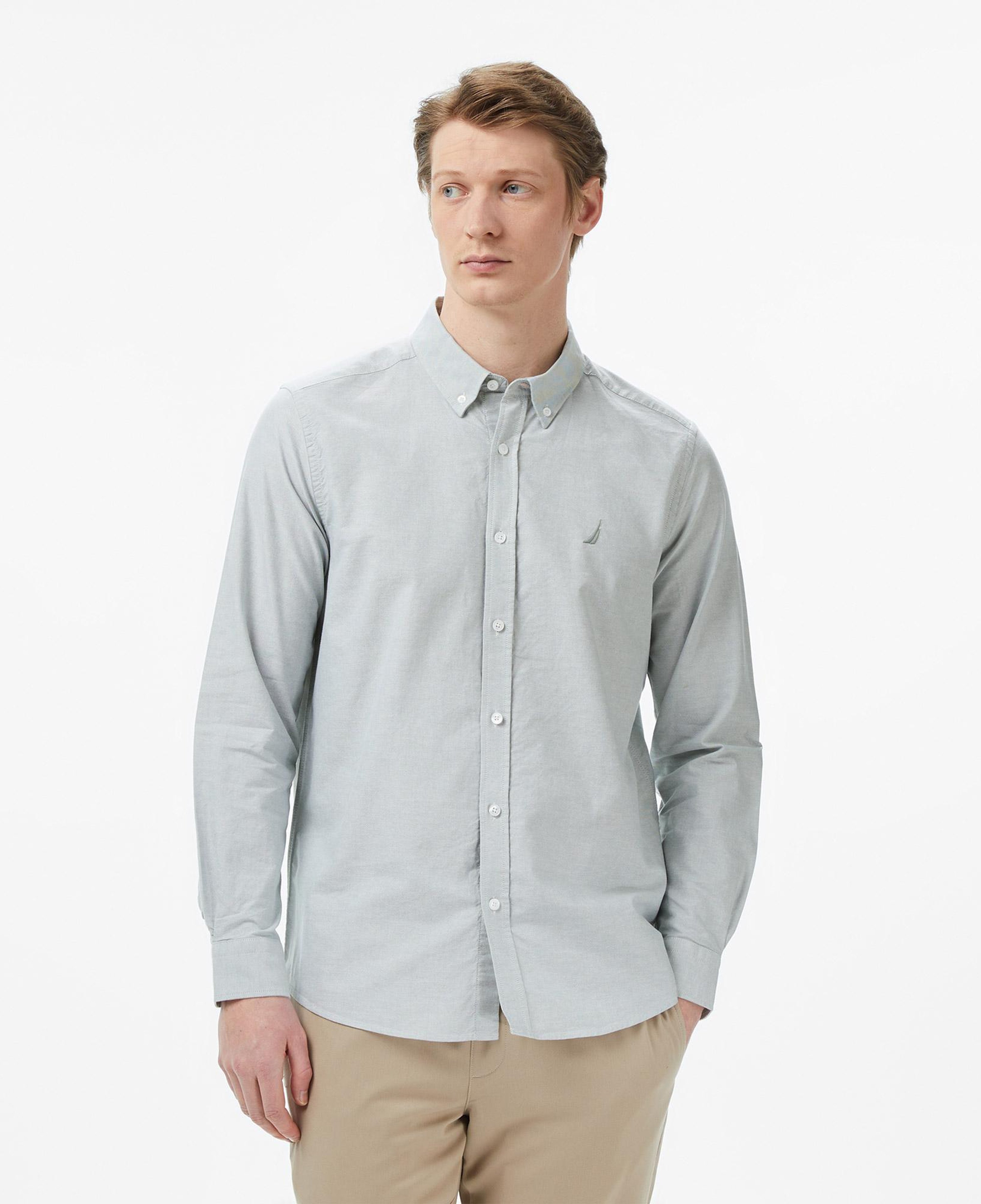 Nautica Erkek Yeşil Regular Fit Gömlek