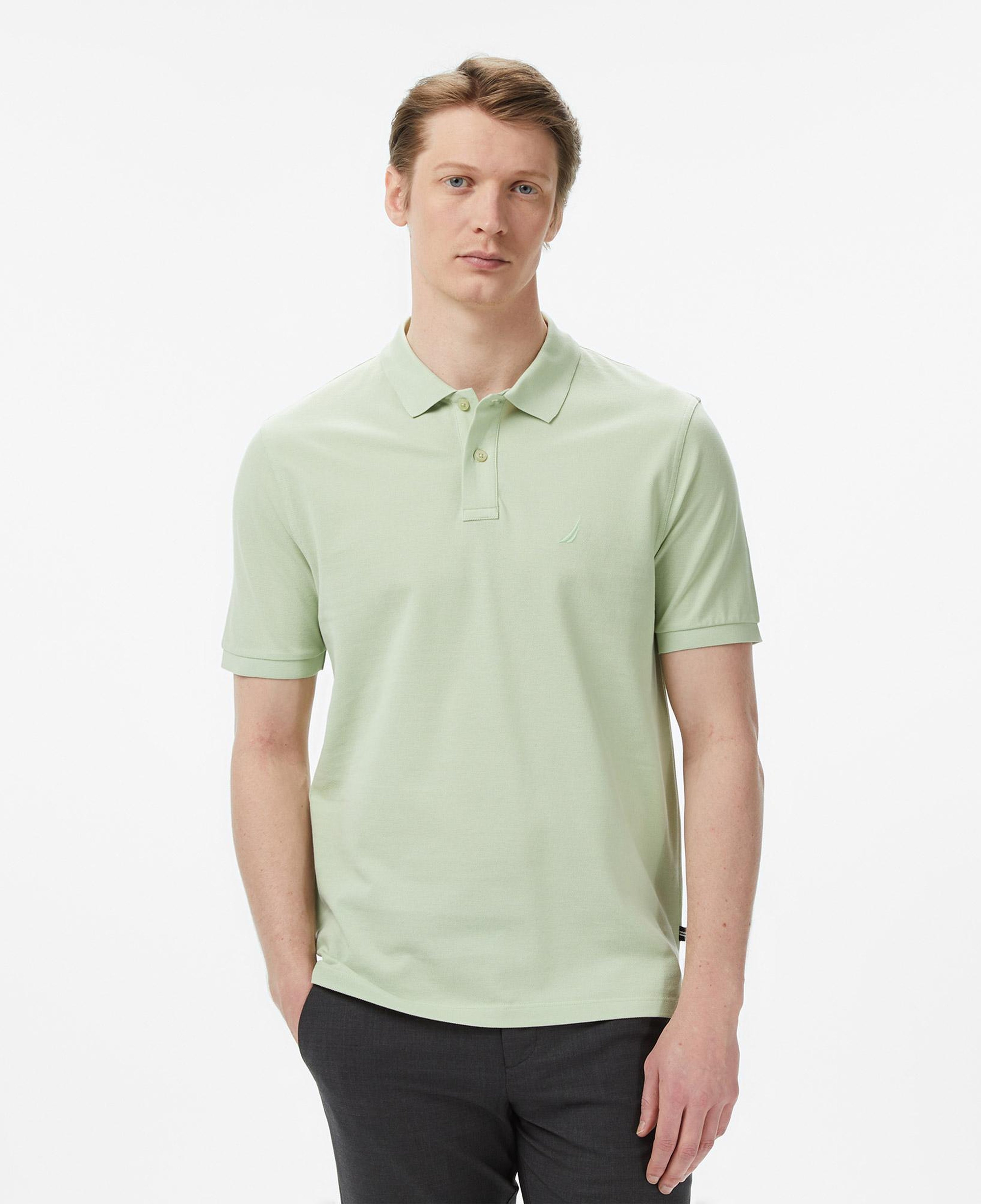 Nautica Erkek Yeşil Regular Fit Polo Yaka T-Shirt