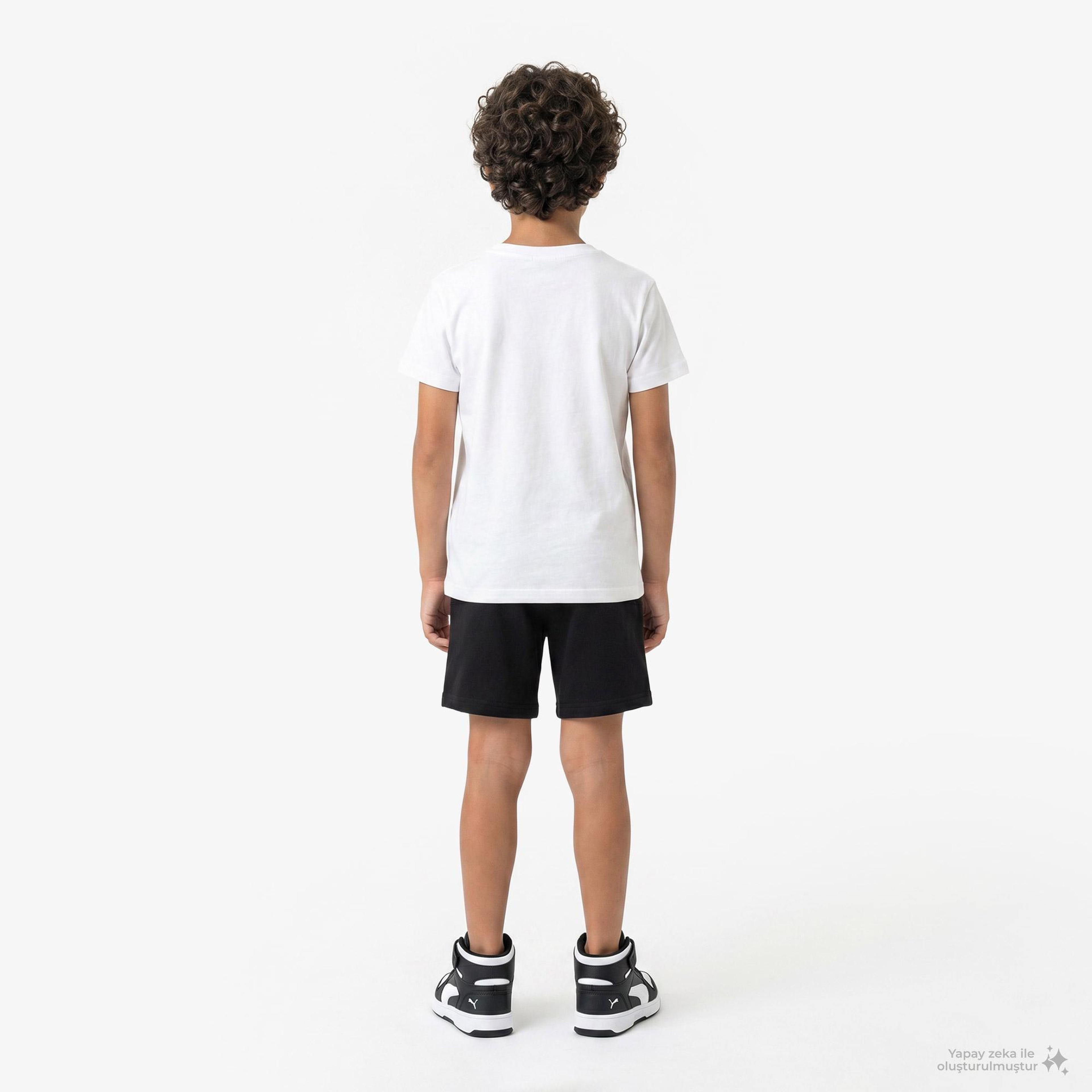 Puma Essentials Çocuk Siyah Şort Takımı