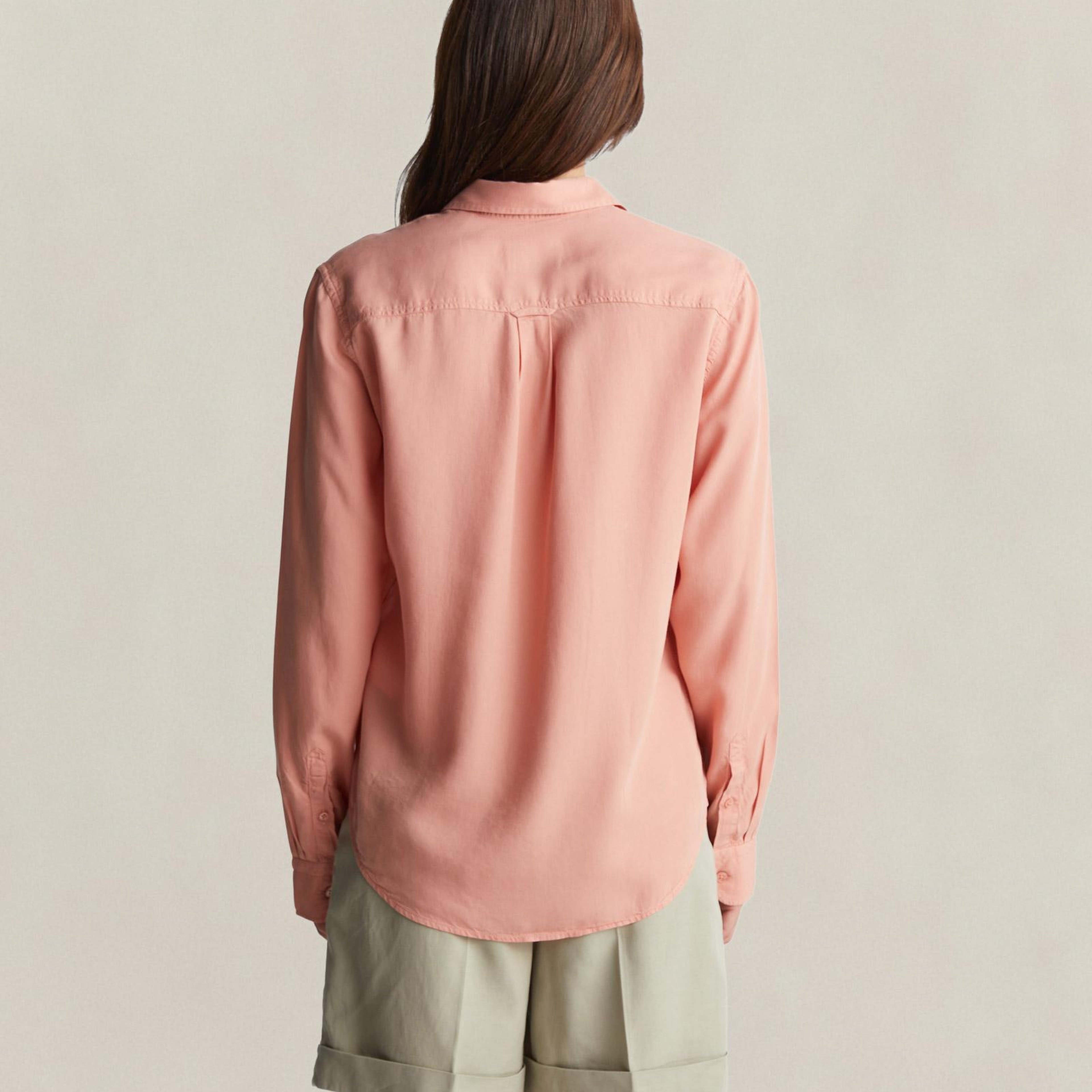 GANT Kadın Pembe Regular Fit Gömlek