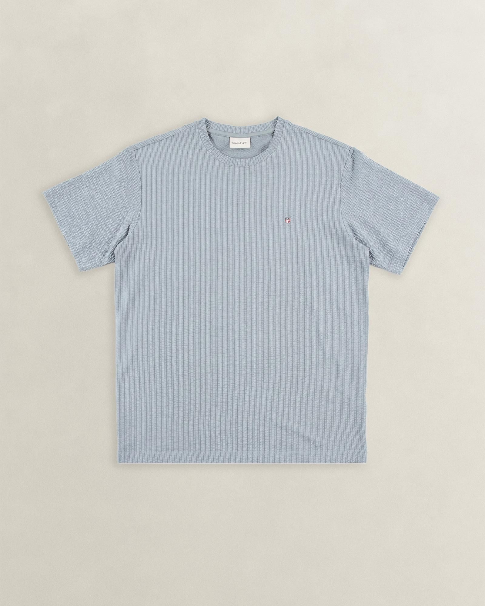 GANT Erkek Yeşil Bisiklet Yaka Regular Fit Logolu T-Shirt