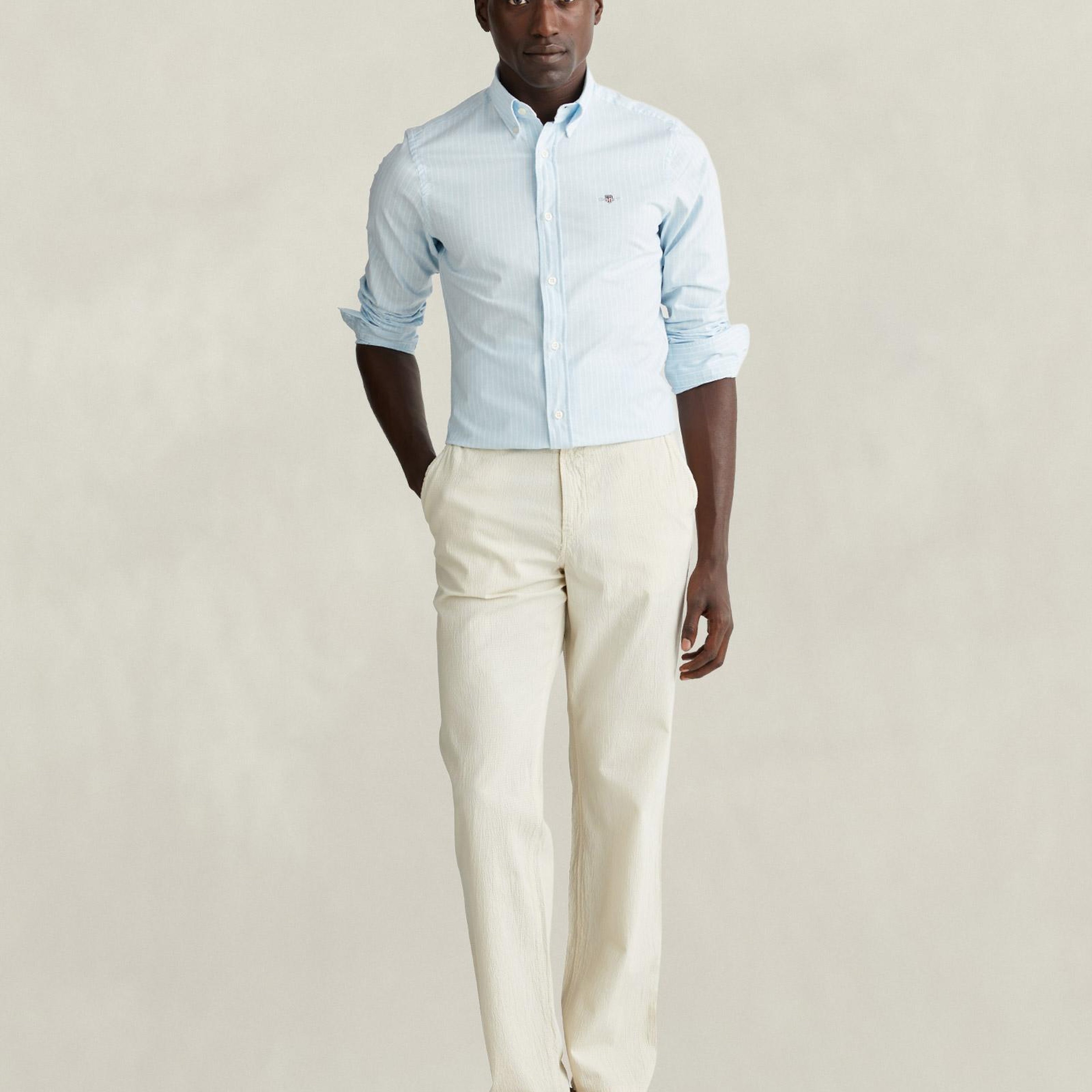 GANT Erkek Bej Regular Fit Pantolon