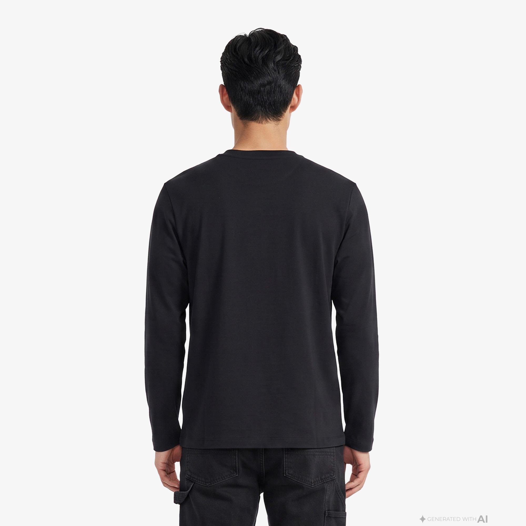 UNITED4 Regular Fit Erkek Siyah T-Shirt