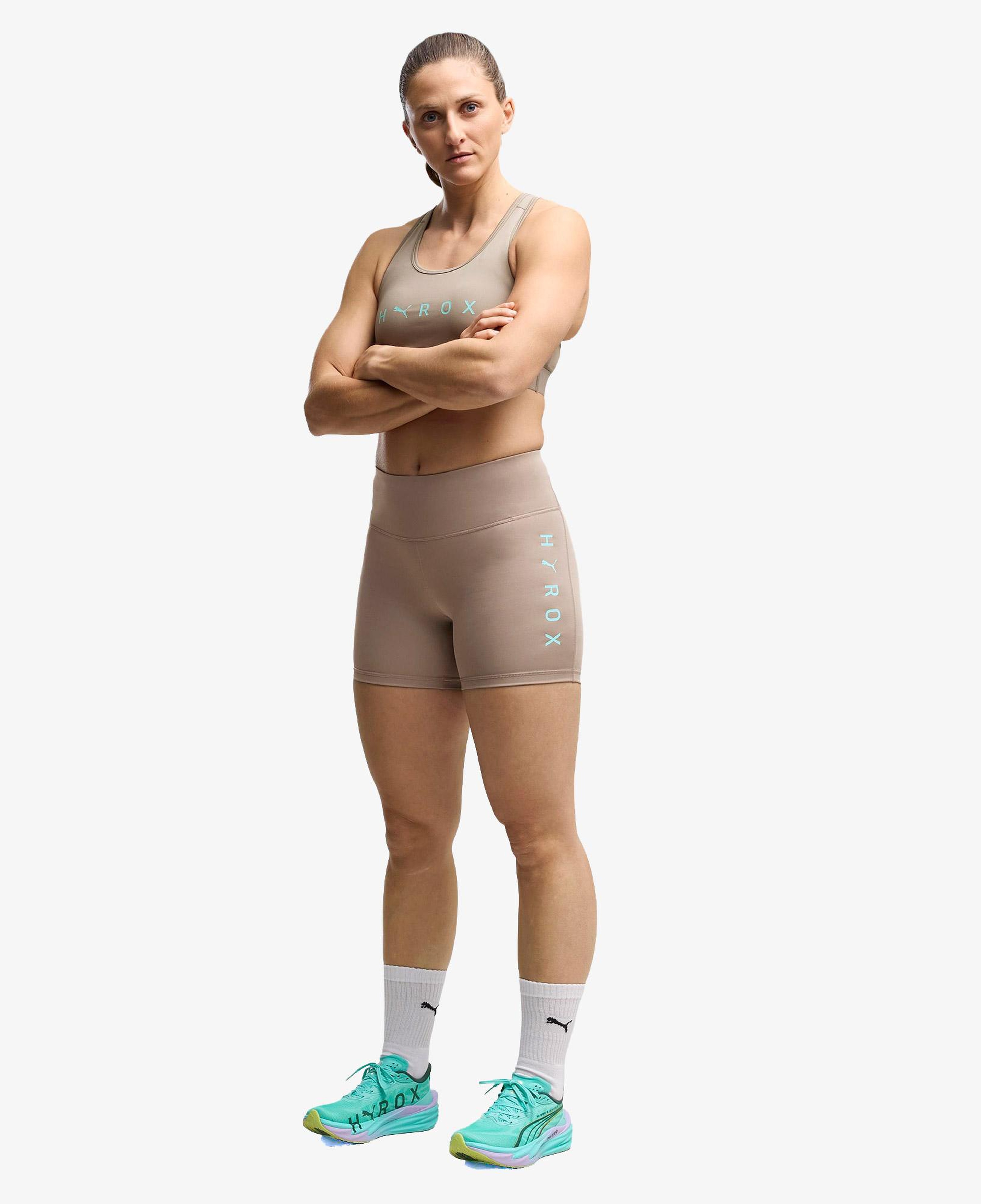 Puma X Hyrox Essential 5 Kadın Bej Tayt
