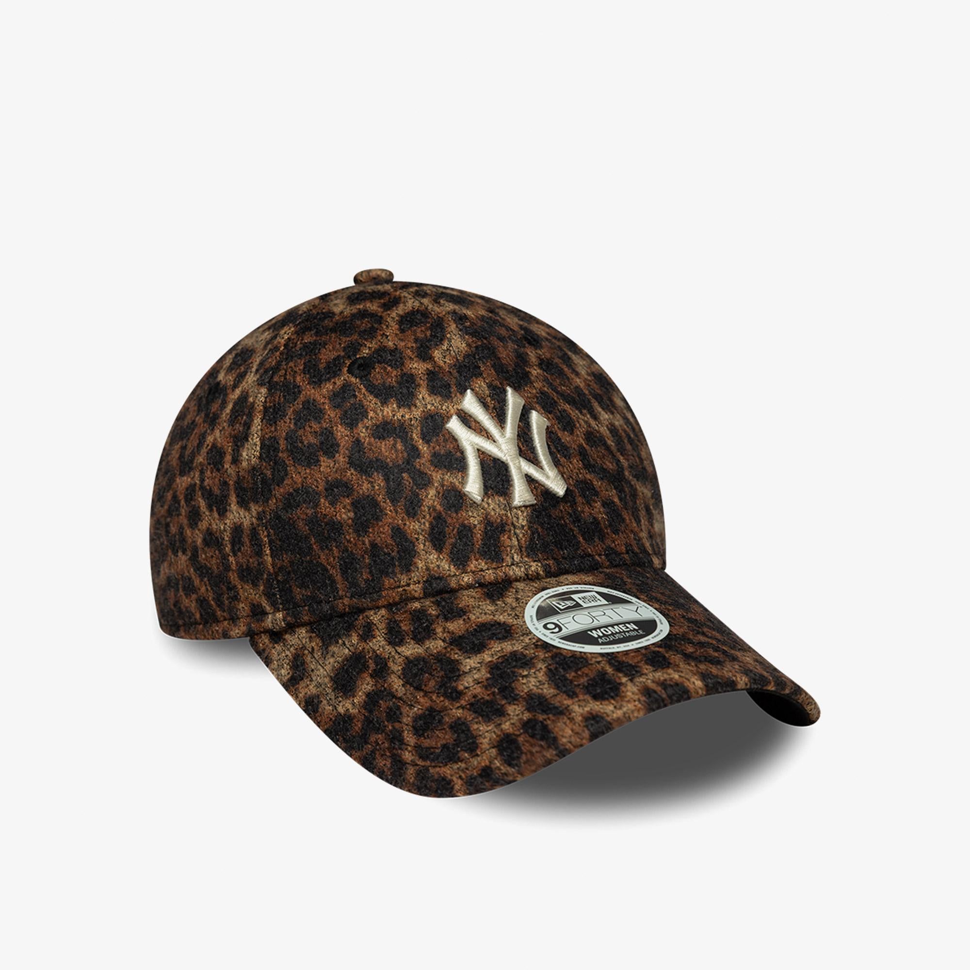 New Era Leopar 9Forty Kadın Kahverengi Şapka