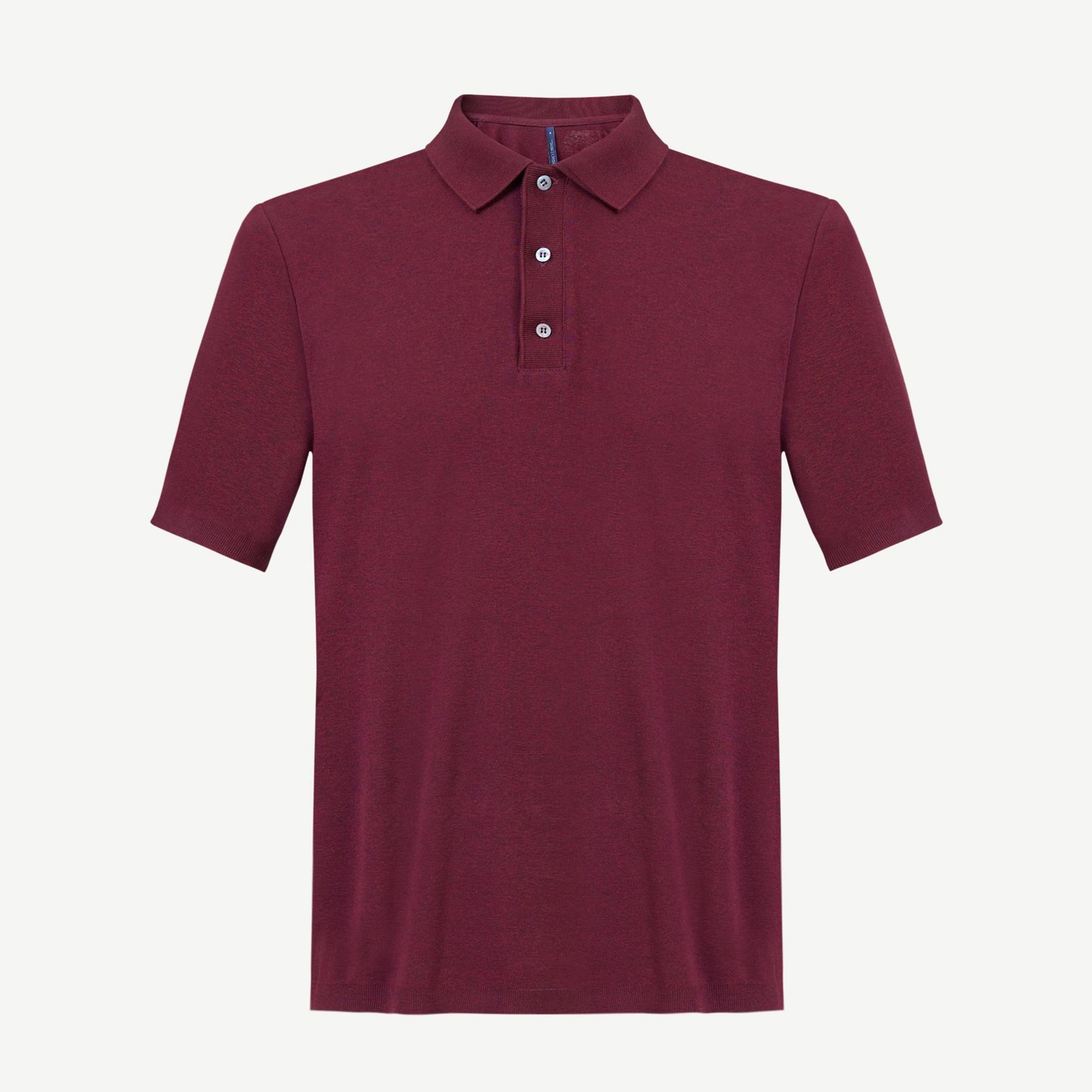 YARGICI Pamuk Regular Polo Yaka Kısa Kol Kazak