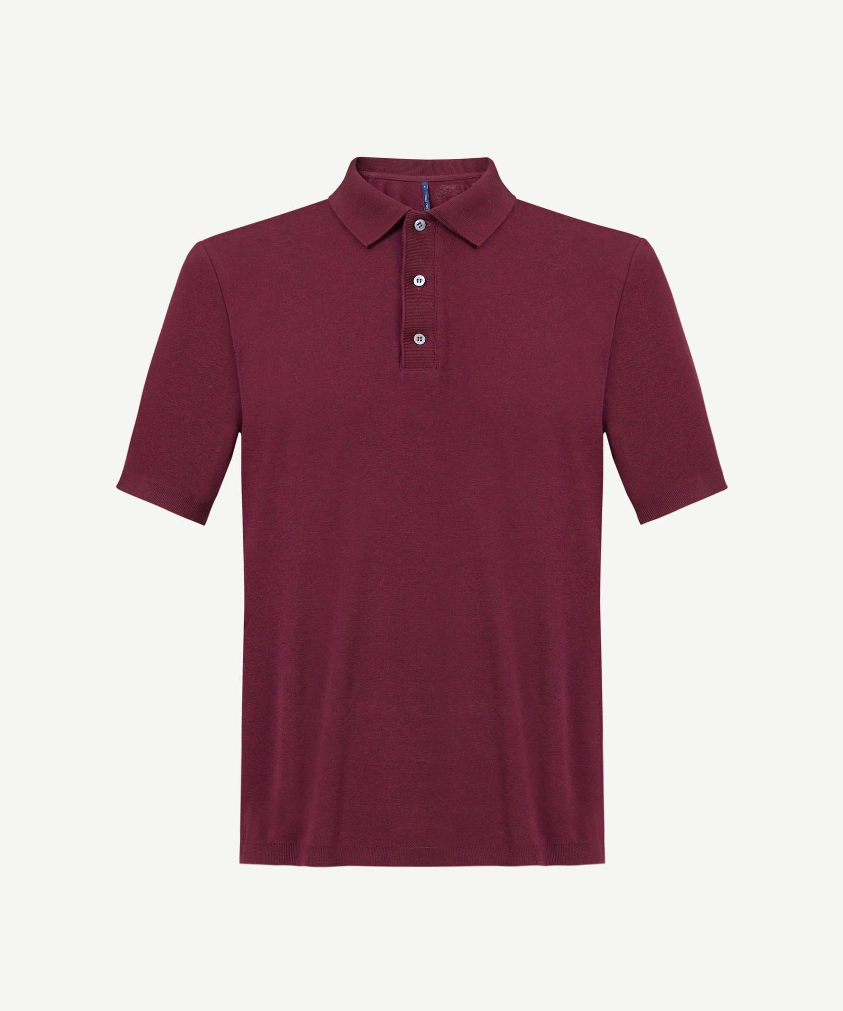 YARGICI Pamuk Regular Polo Yaka Kısa Kol Kazak