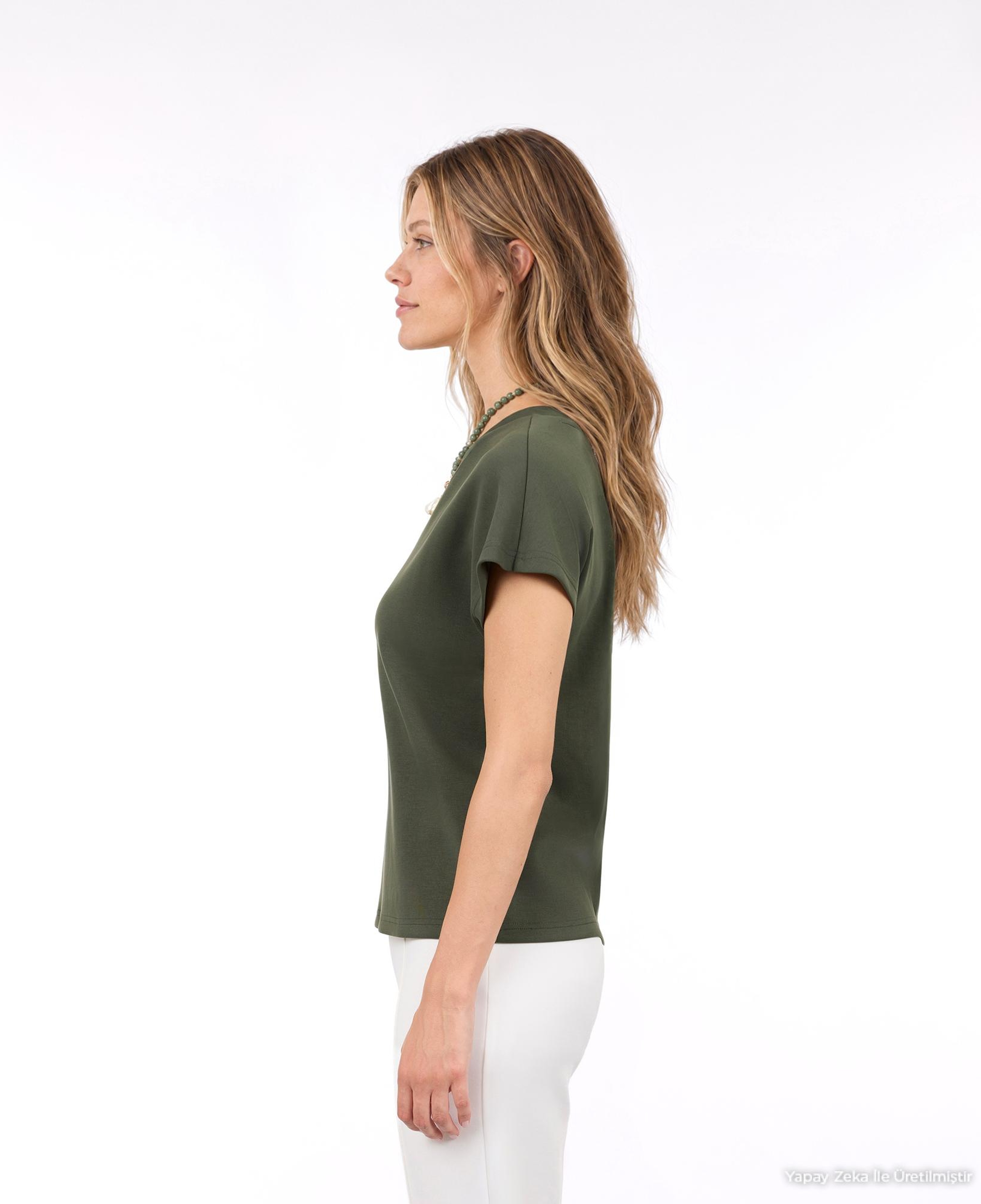 YARGICI Regular V Yaka Kısa Kol T-shirt
