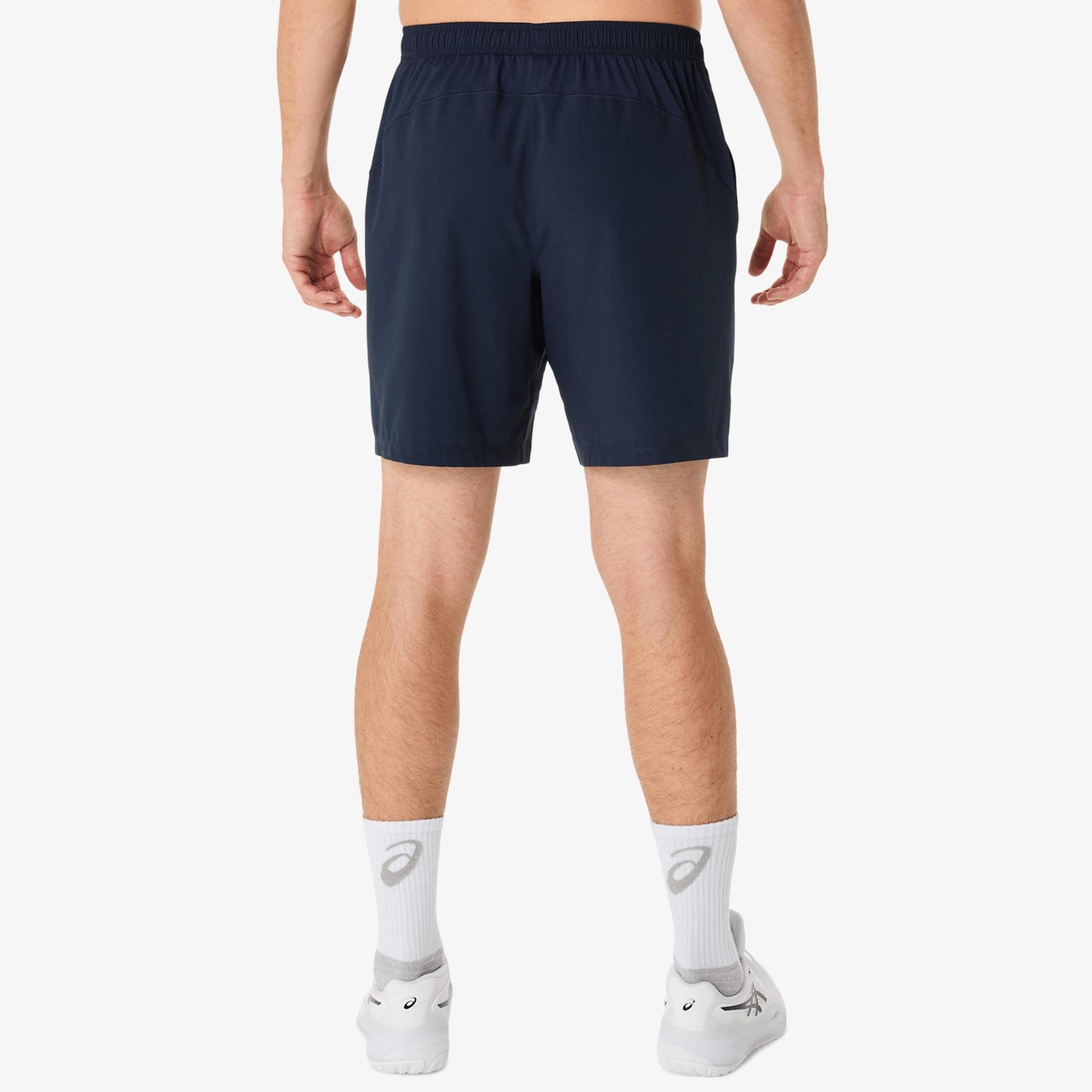 Asics Court 9 In Erkek Lacivert Tenis Şortu