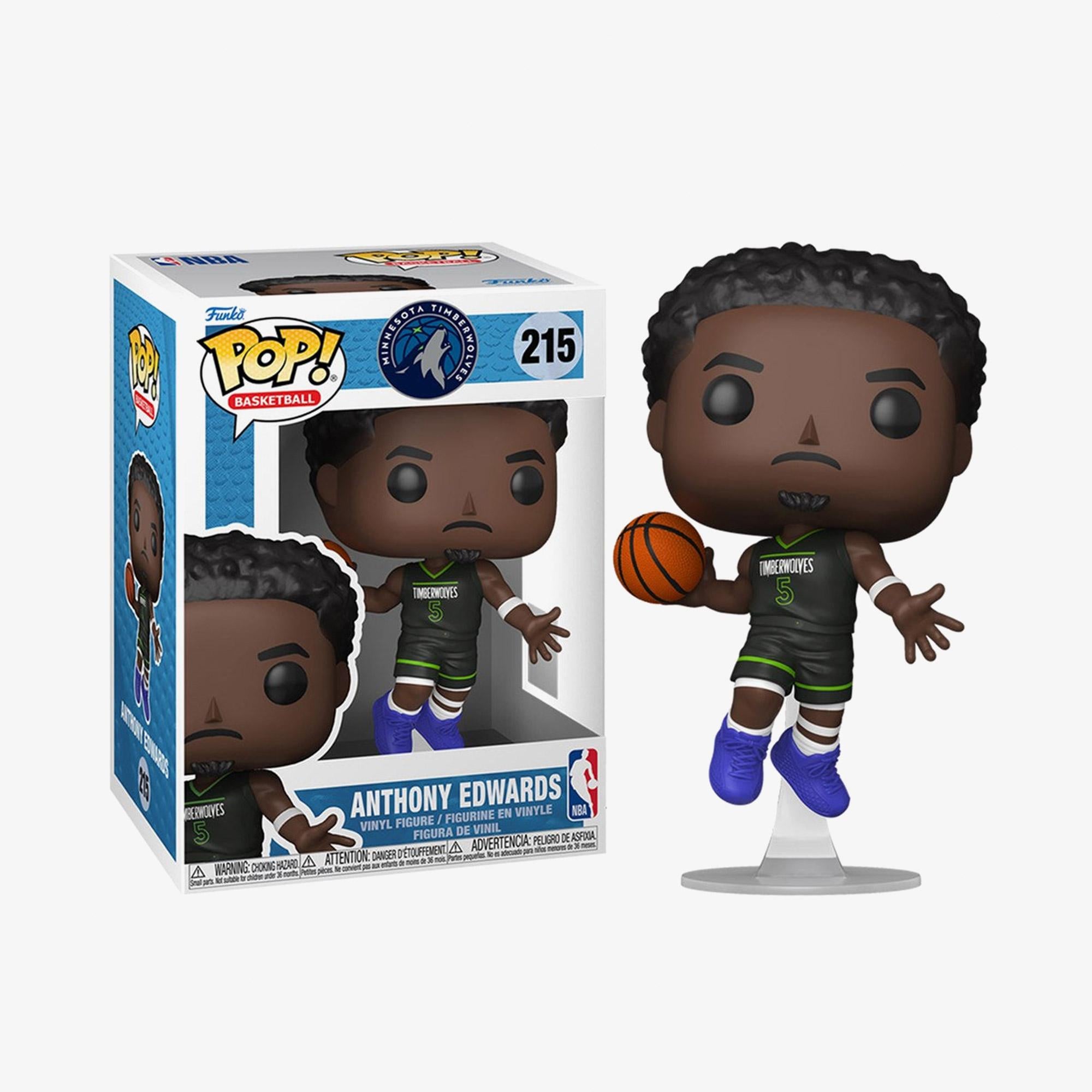 Funko Pop! Basketball: NBA Timberwolves - Anthony Edwards Unisex Renkli Figür