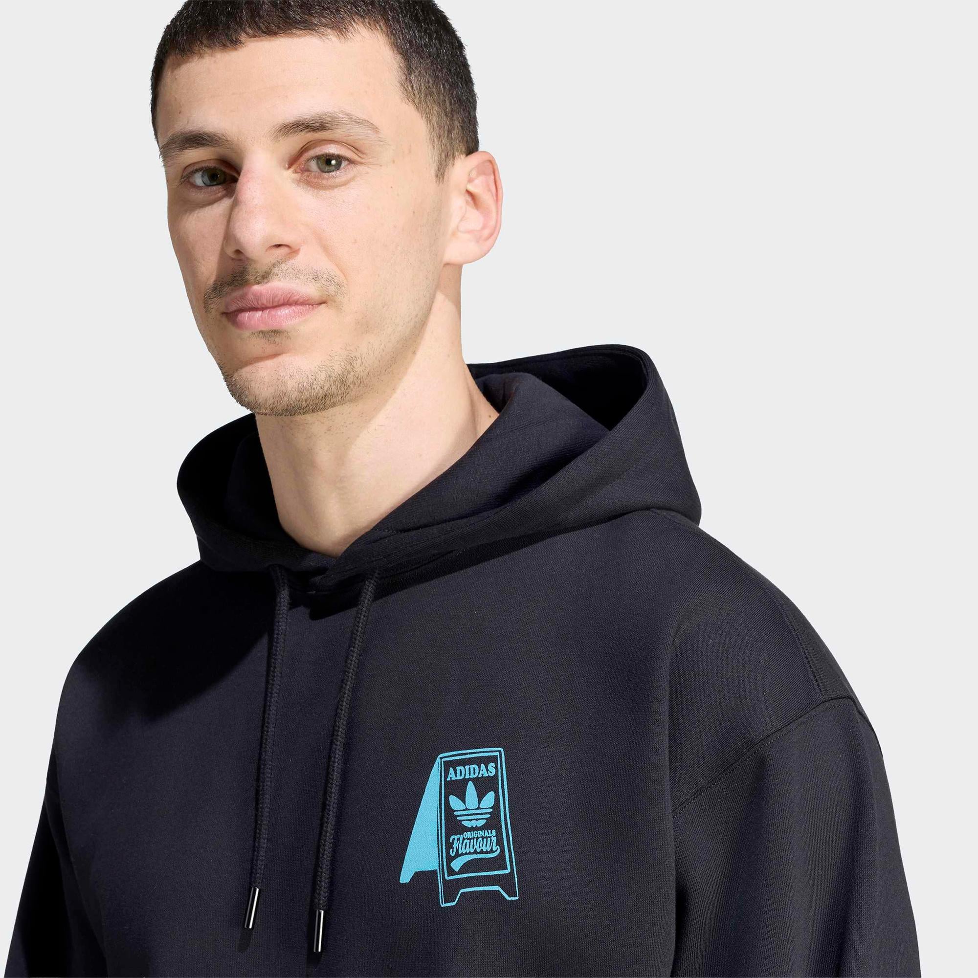adidas Food Cart Hd Erkek Siyah Sweatshirt
