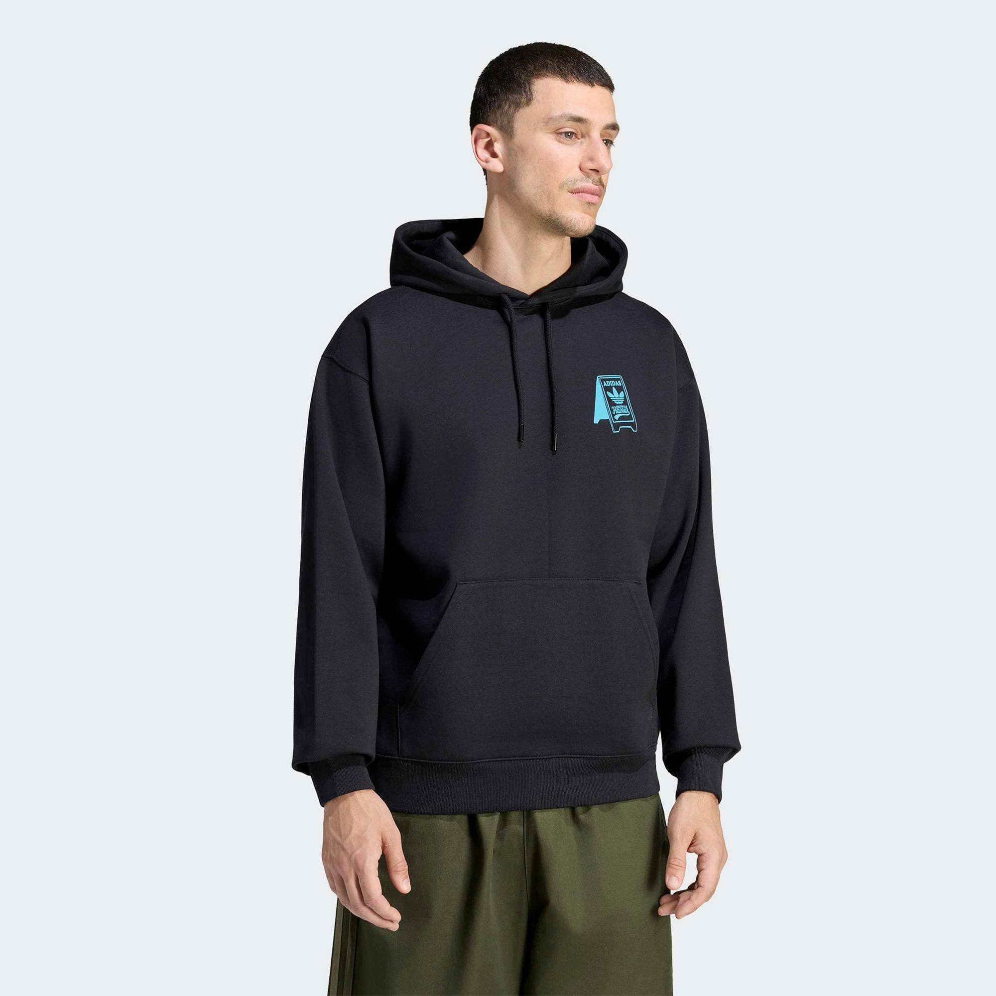 adidas Food Cart Hd Erkek Siyah Sweatshirt